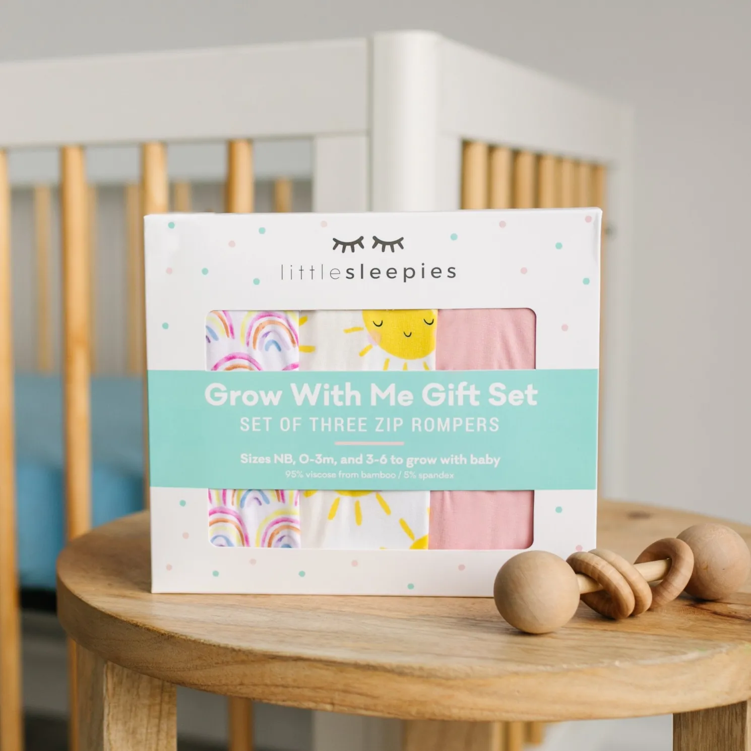 Pastel Rainbows, Bubblegum & Sunshine Zippy