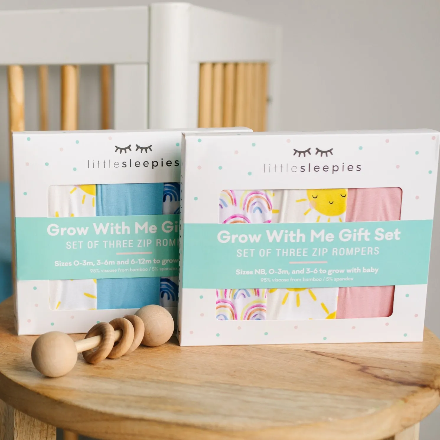 Pastel Rainbows, Bubblegum & Sunshine Zippy