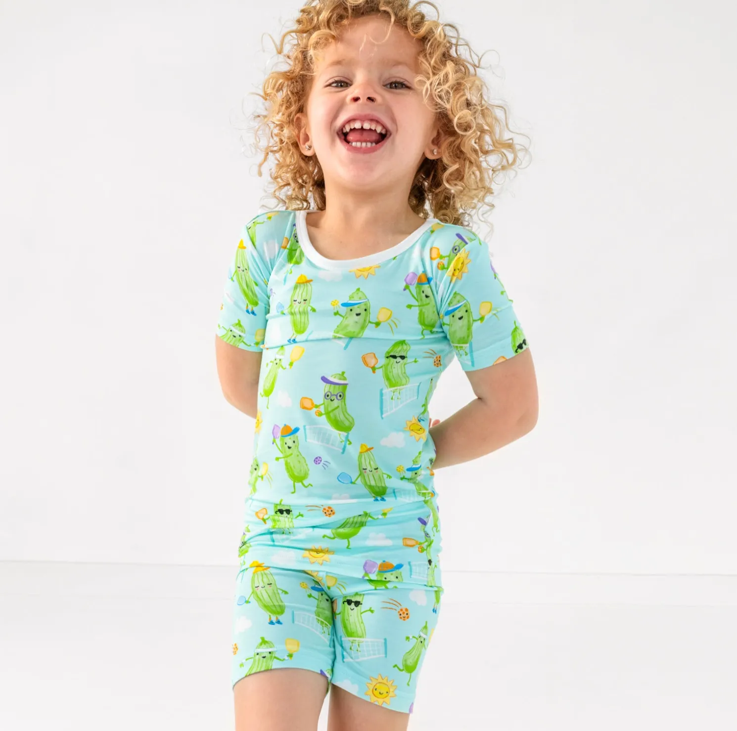 Pickle Power Two-Piece Pajama Set