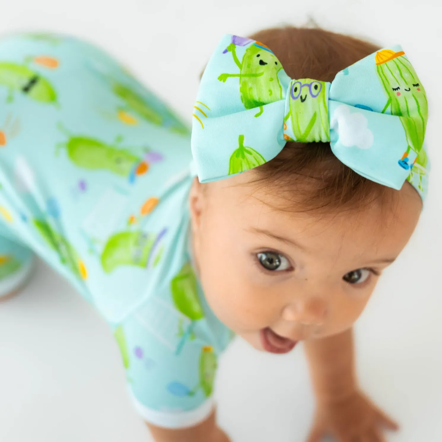 Pickle Power Luxe Bow Headband