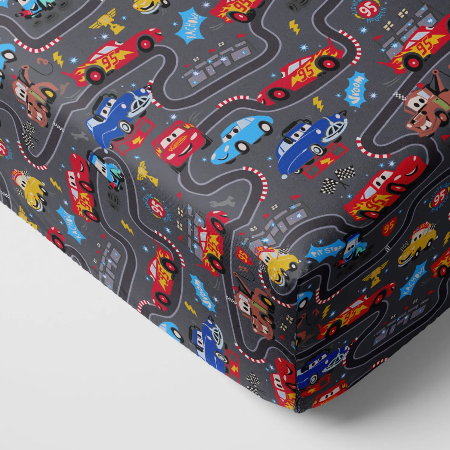 Piston Cup Fitted Crib Sheet