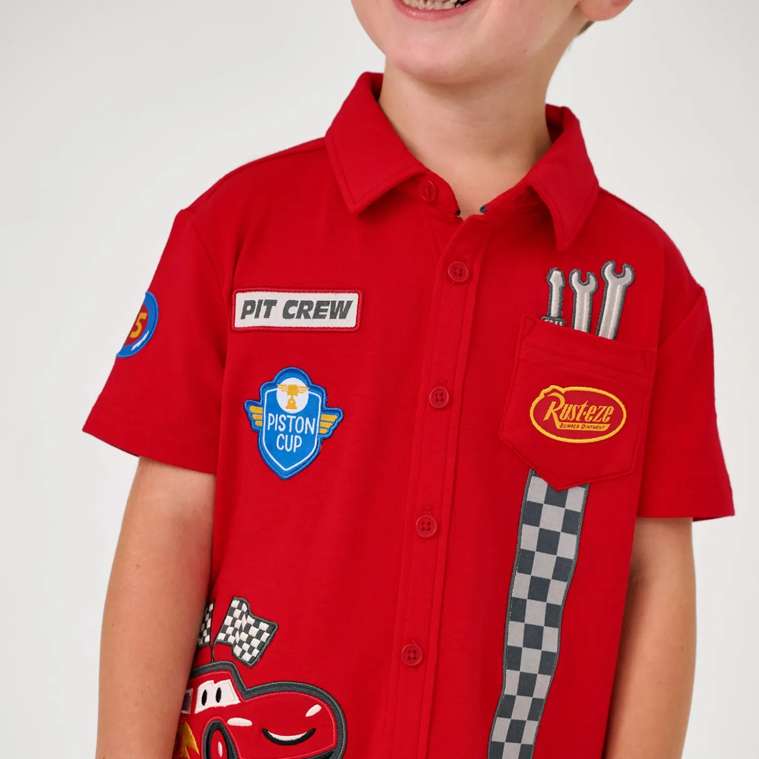 Piston Cup Button Down Polo