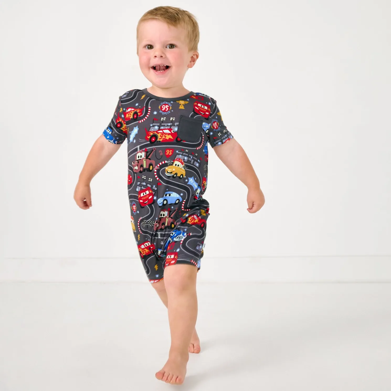 Piston Cup Pocket Shorty Romper