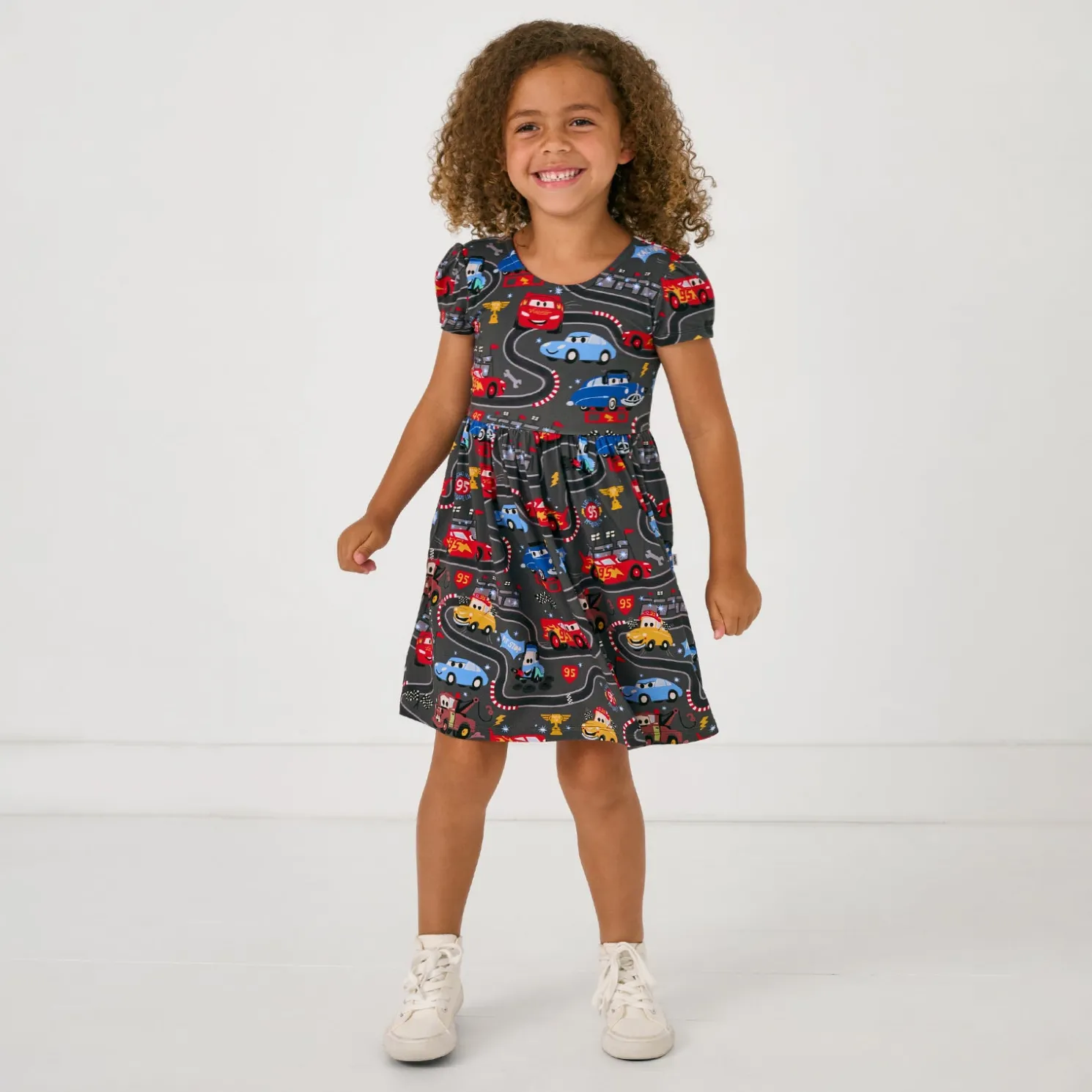 Piston Cup Bow Back Skater Dress