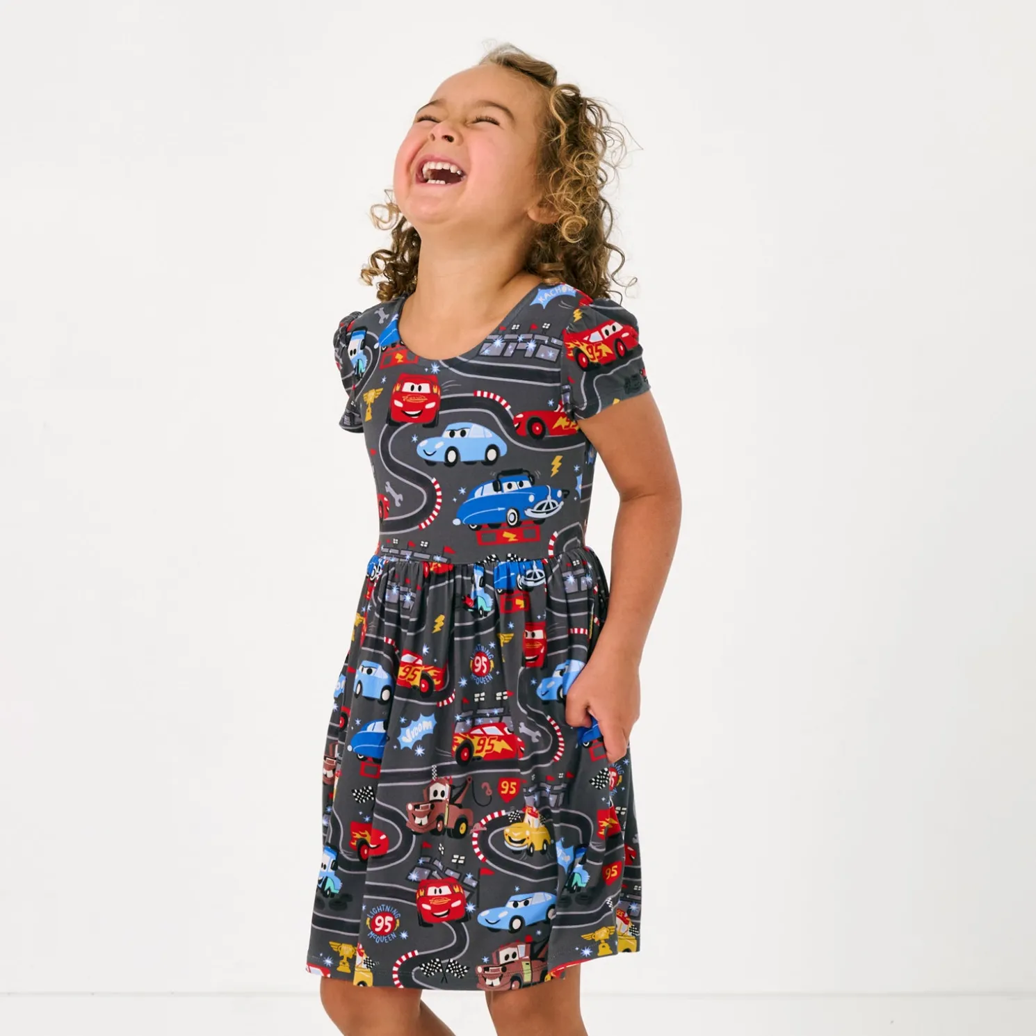 Piston Cup Bow Back Skater Dress