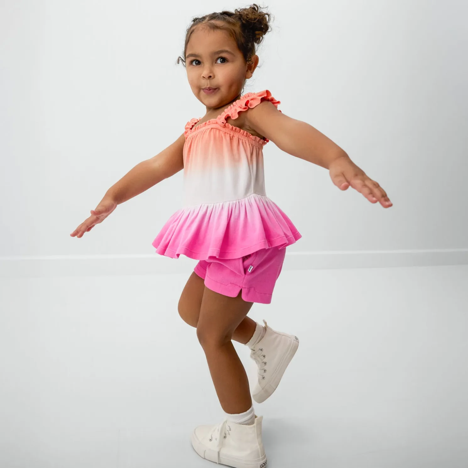 Pop Pink Denim Shorts