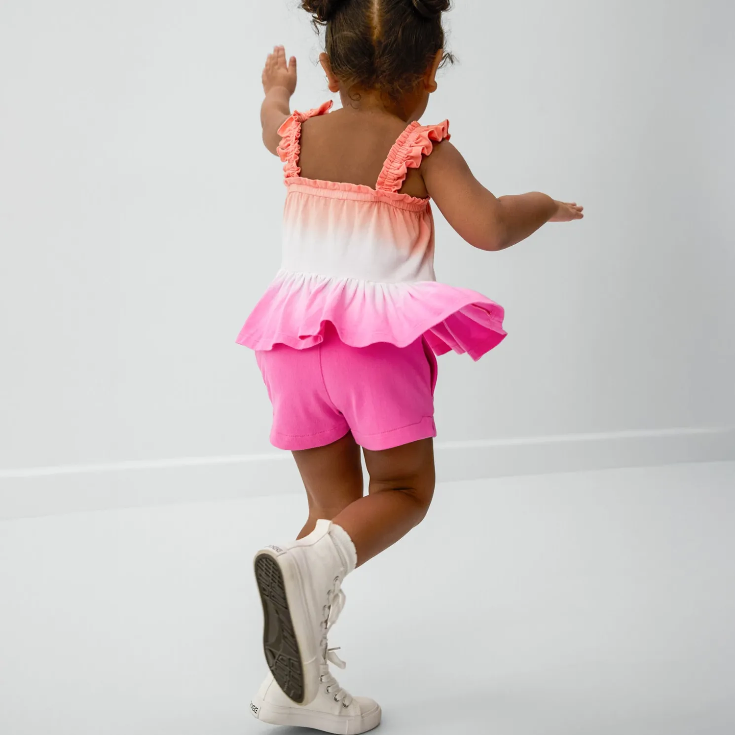 Pop Pink Denim Shorts