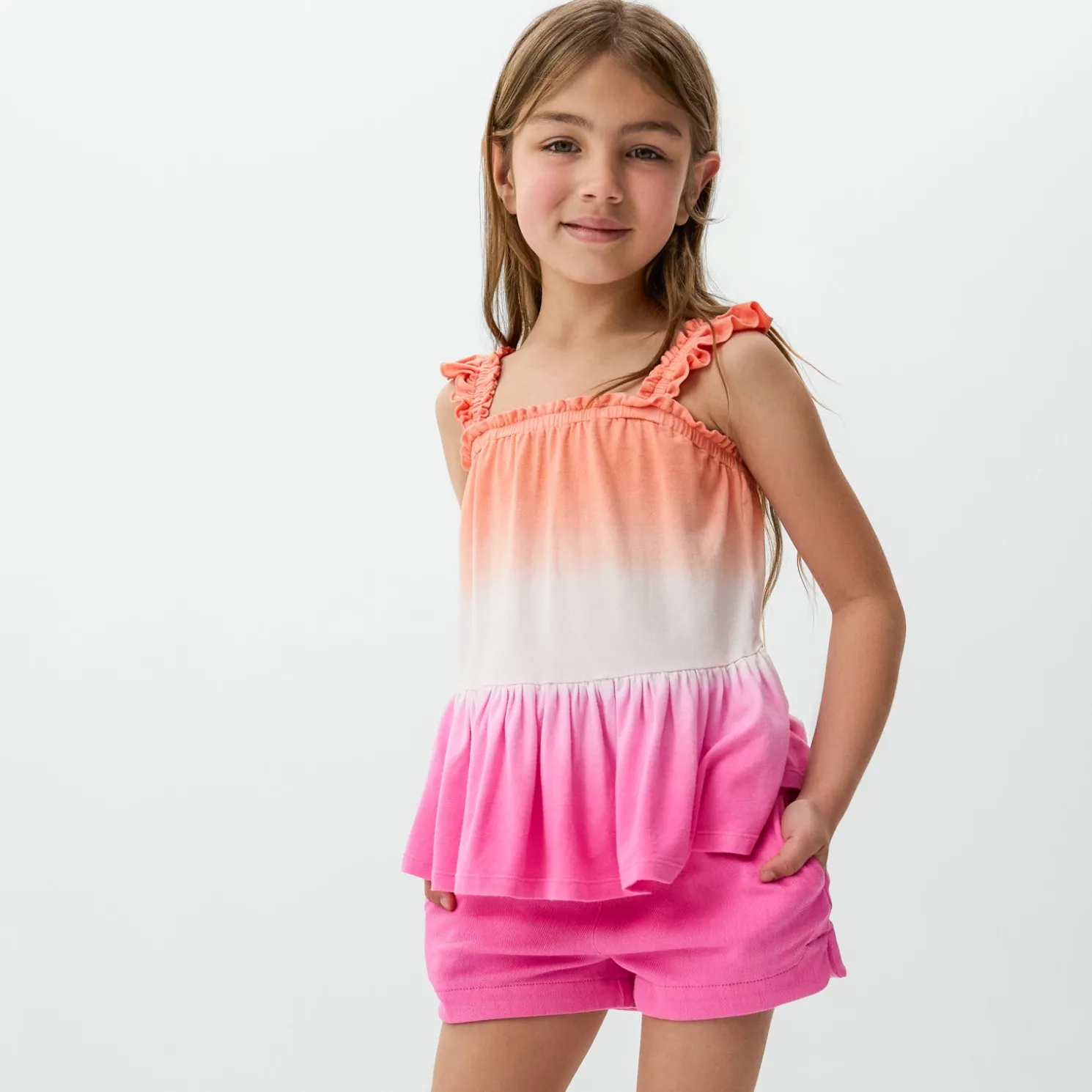 Pop Pink Denim Shorts