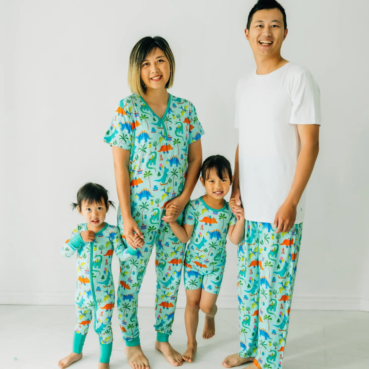 Prehistoric Party Women's Short Sleeve Pajama Top