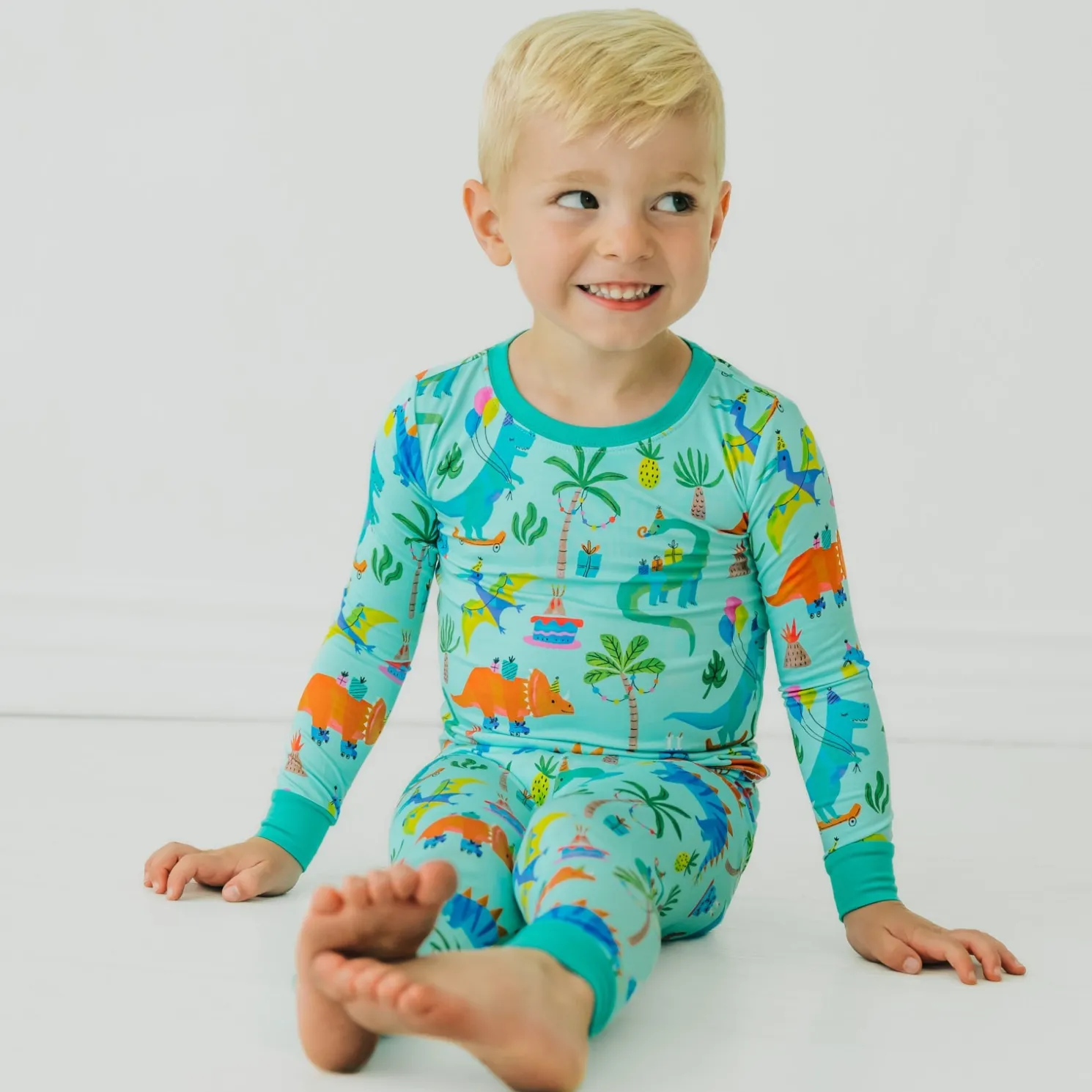 Prehistoric Party Two-Piece Pajama Set
