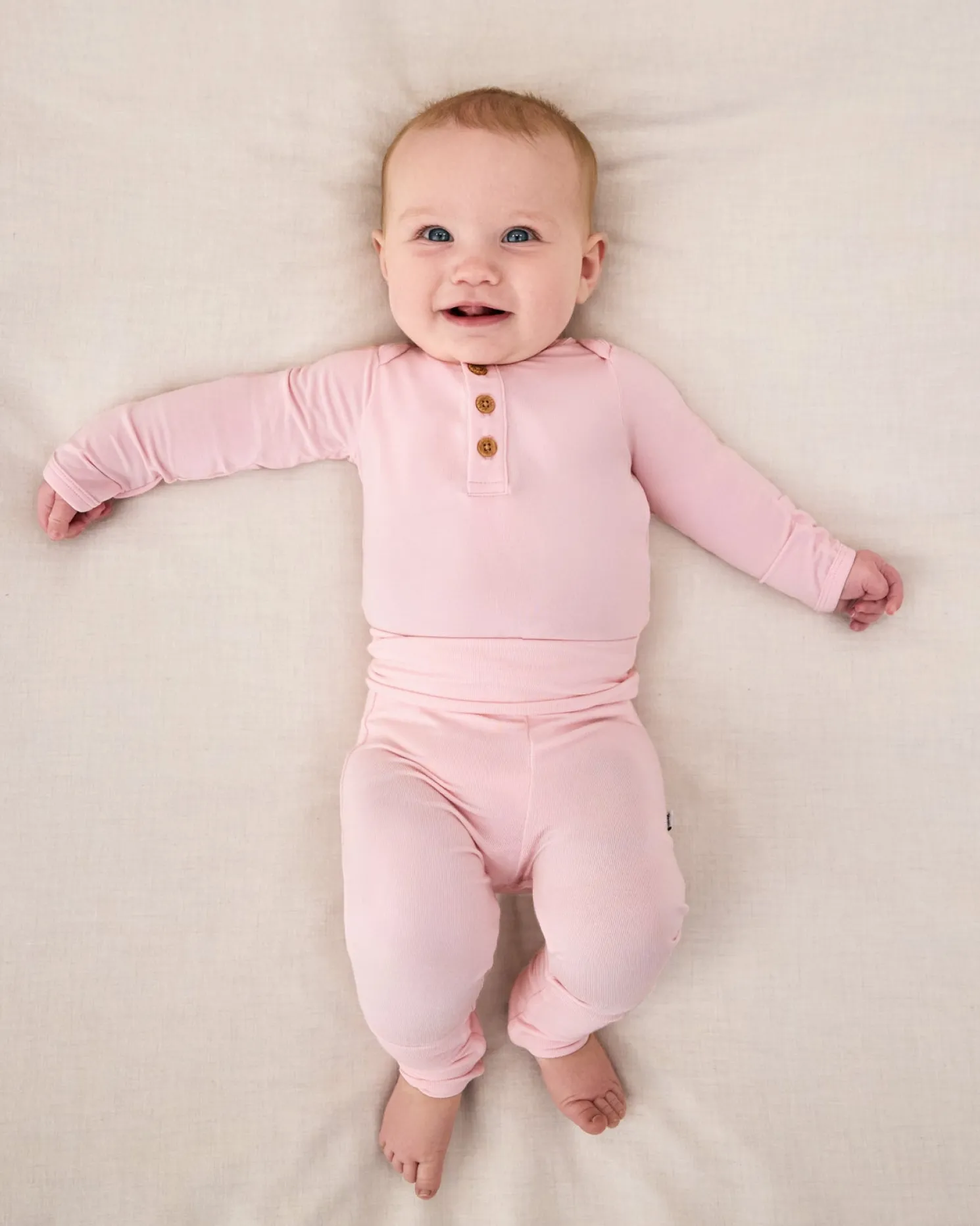 Prima Pink Fold-Over Legging