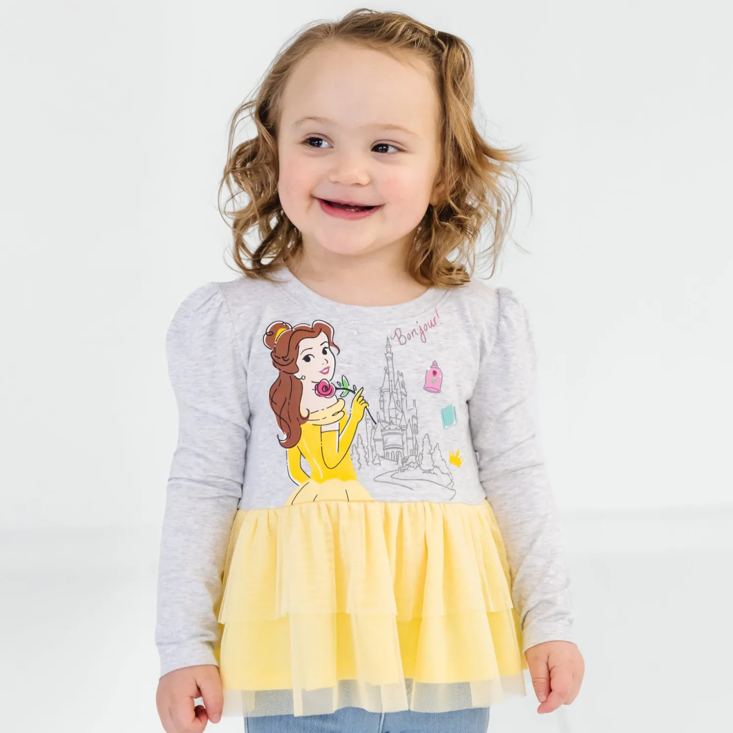 Princess Belle Peplum Top