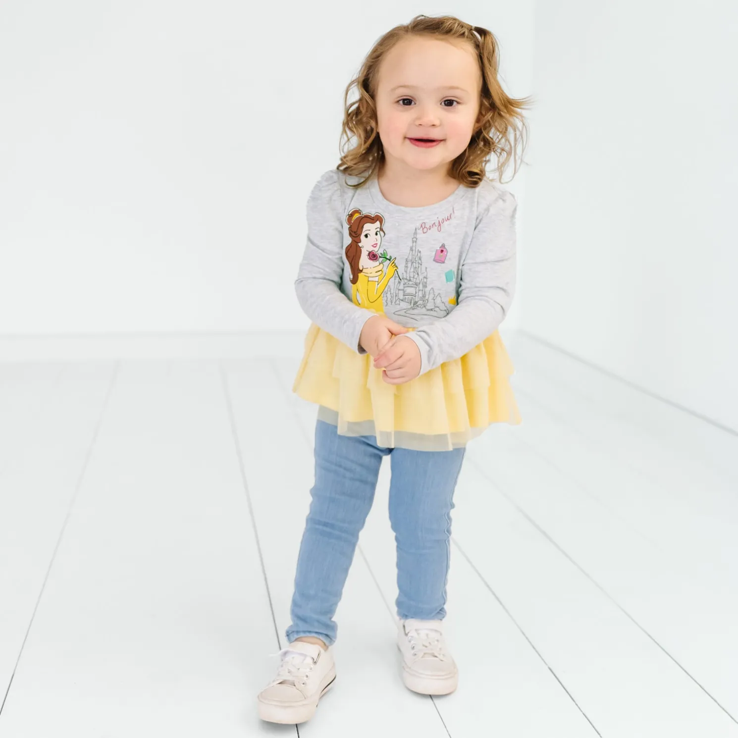 Princess Belle Peplum Top