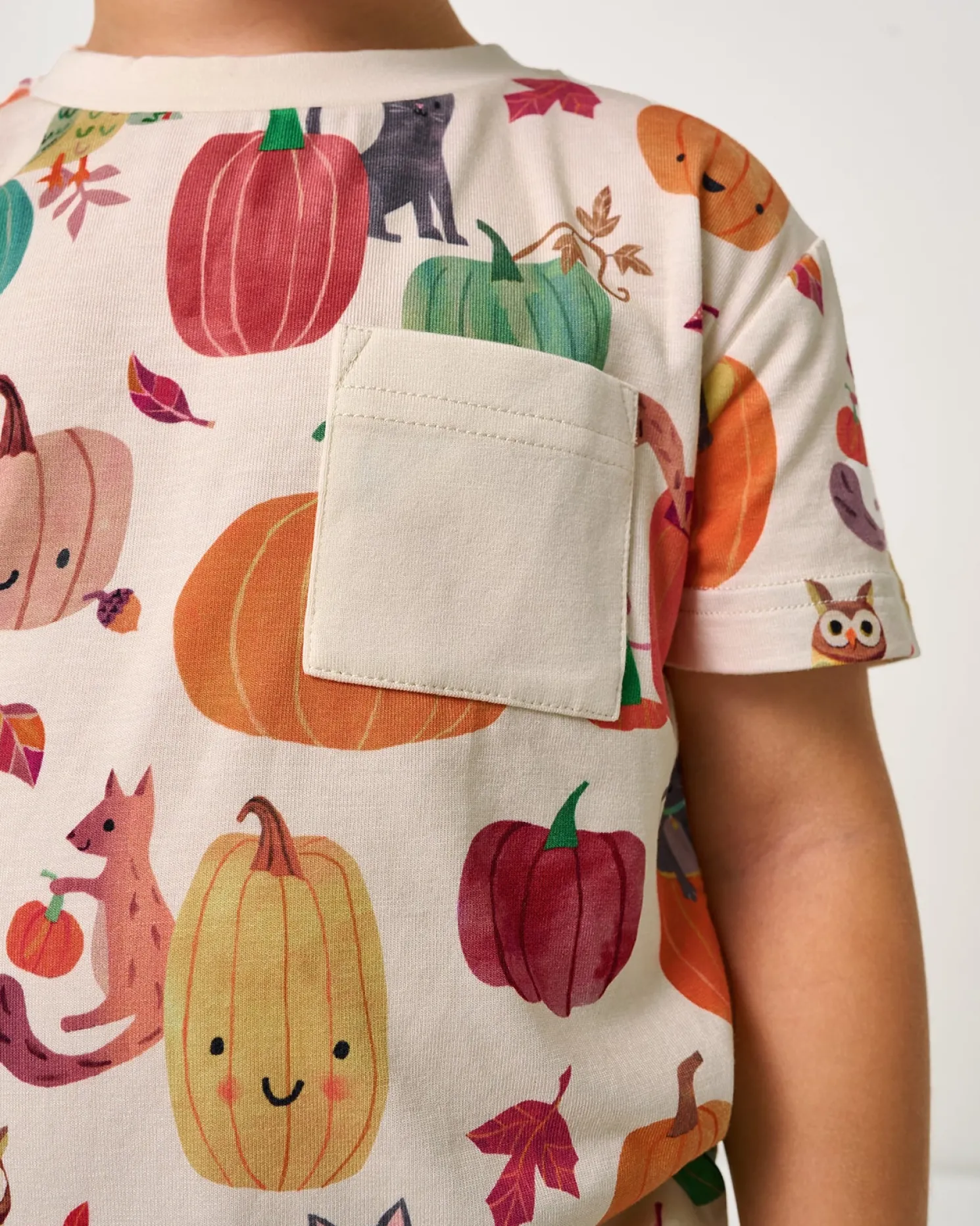 Pumpkin Pals Relaxed Pocket Tee