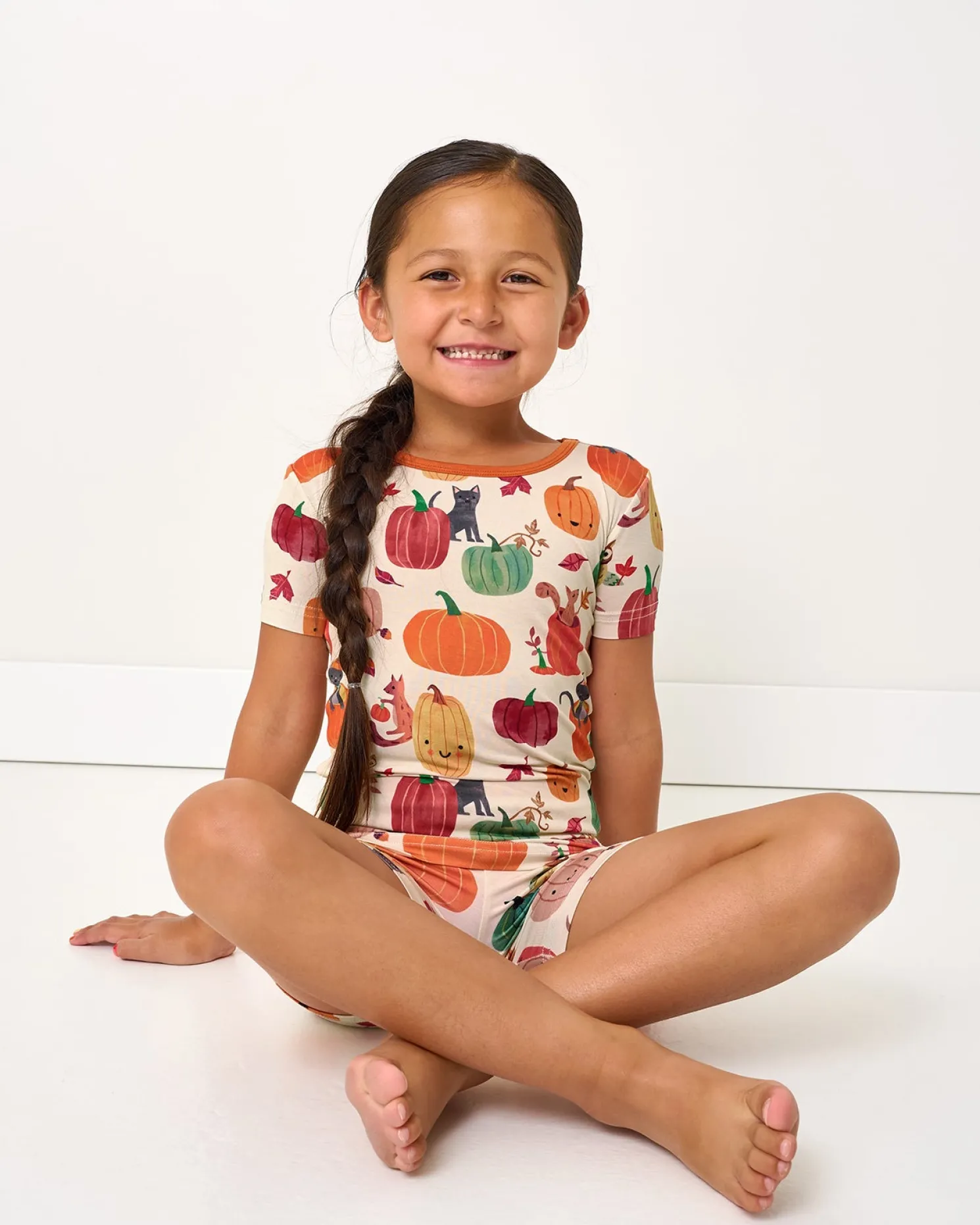 Pumpkin Pals Two-Piece Pajama Set