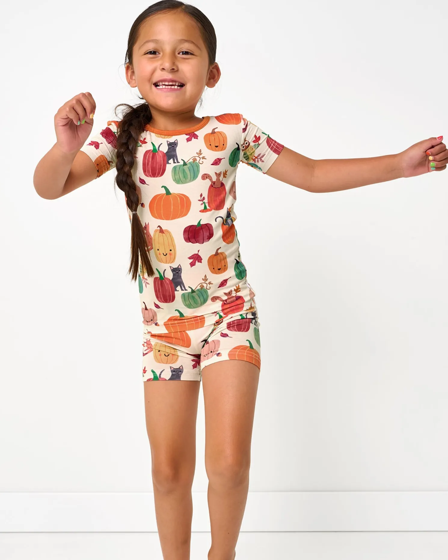 Pumpkin Pals Two-Piece Pajama Set