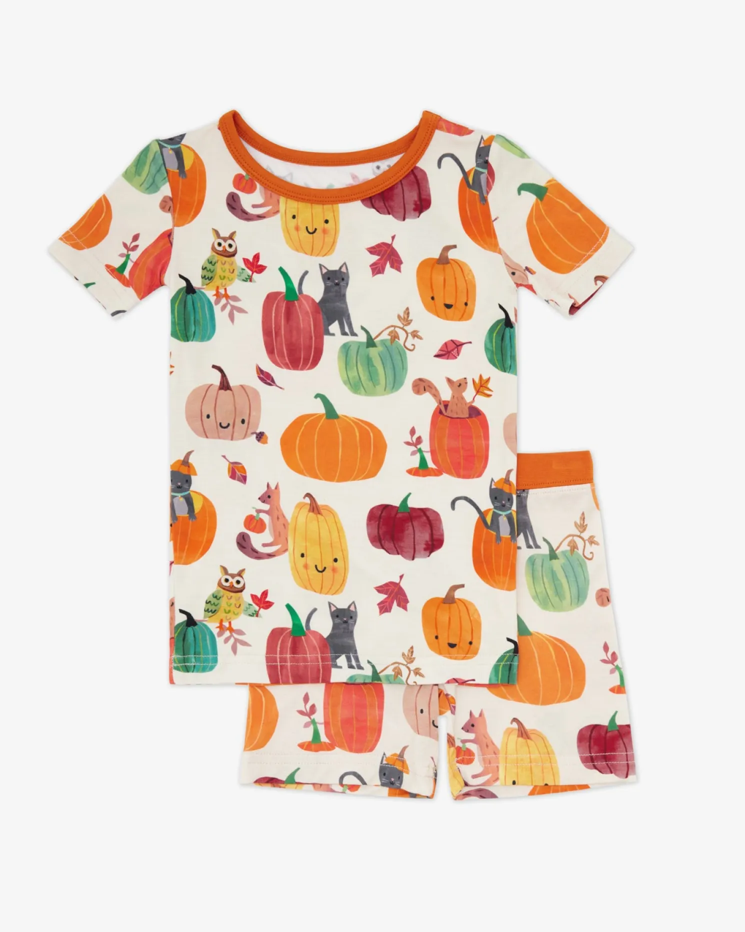 Pumpkin Pals Two-Piece Pajama Set