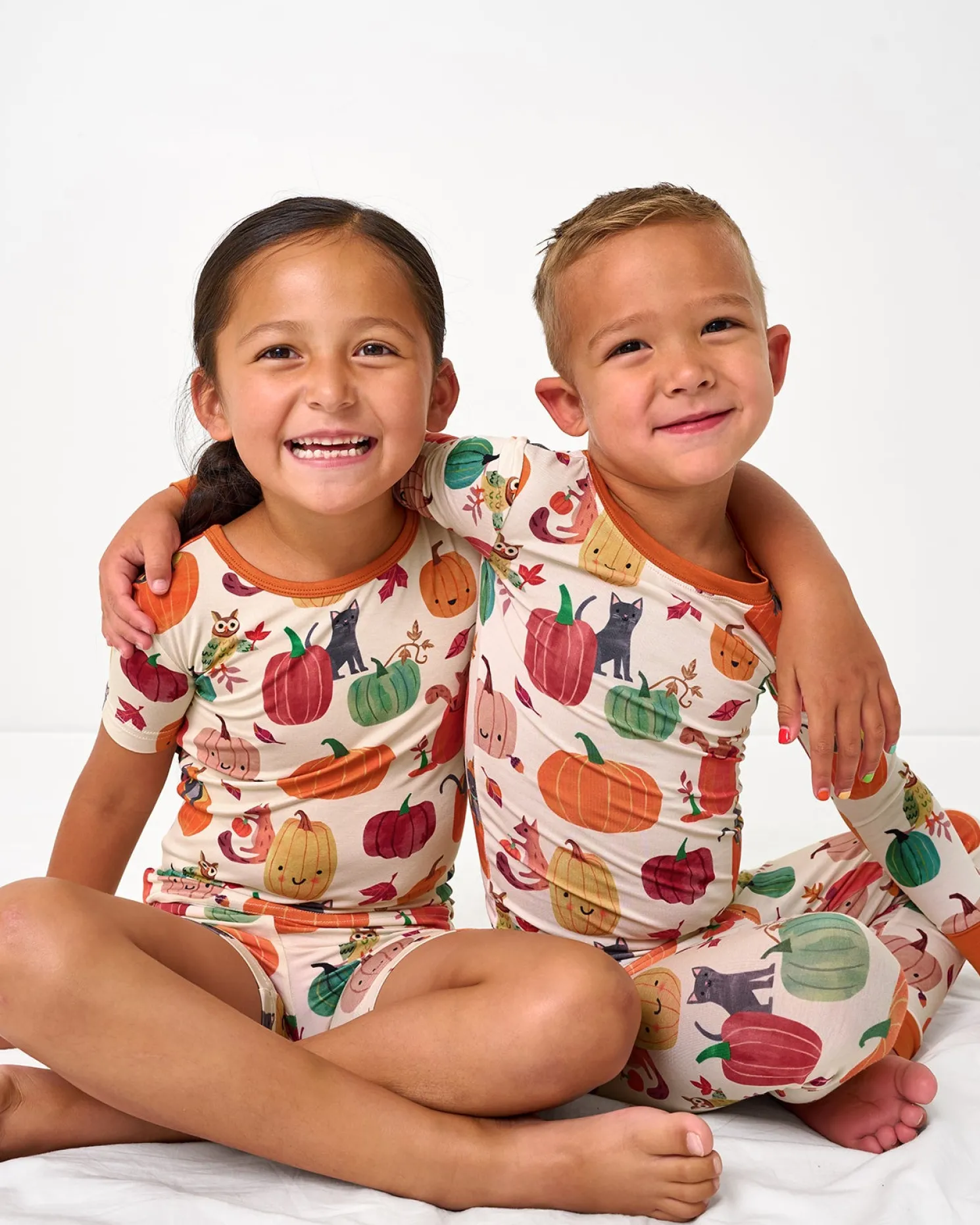 Pumpkin Pals Two-Piece Pajama Set