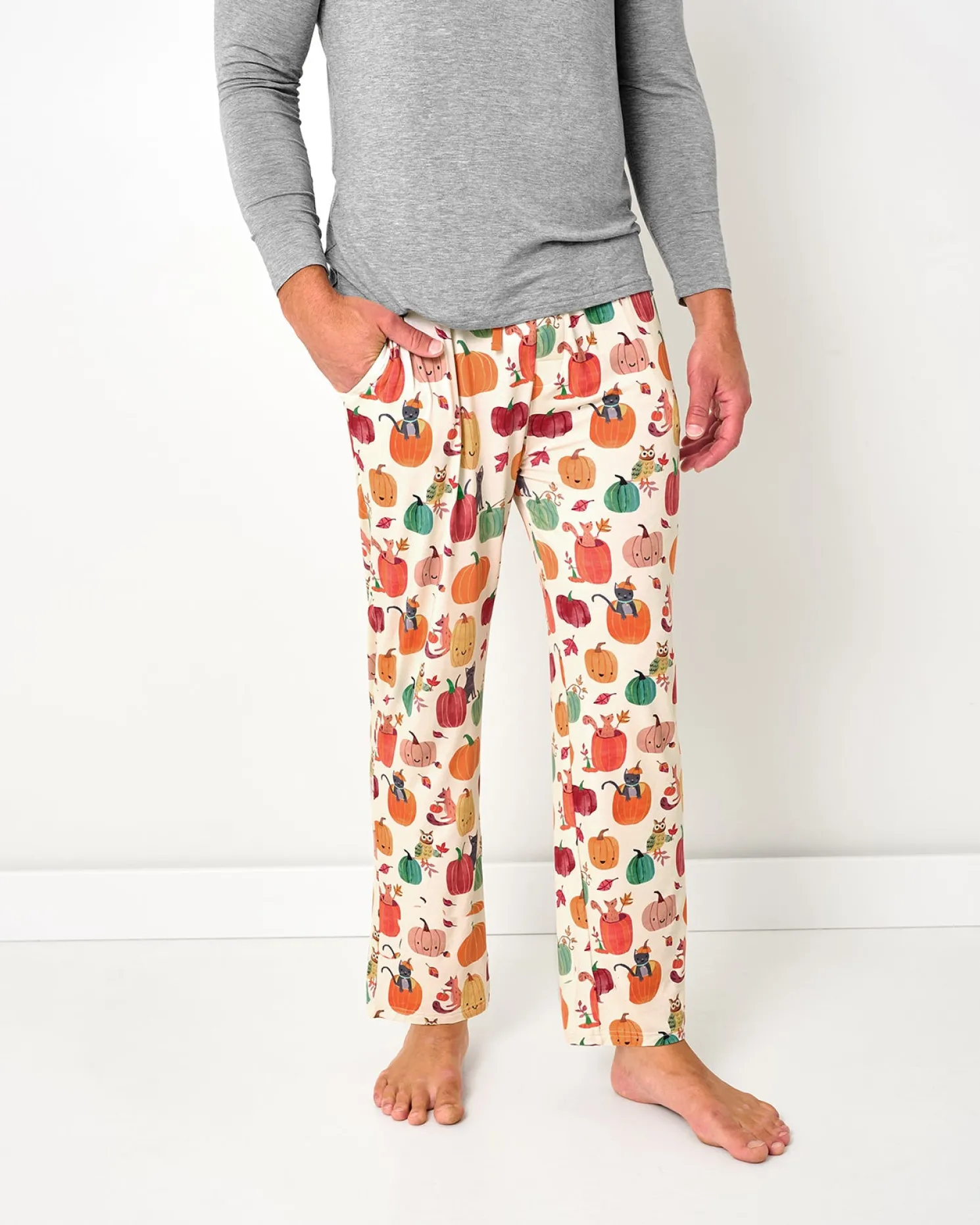 Pumpkin Pals Men's Pajama Pants