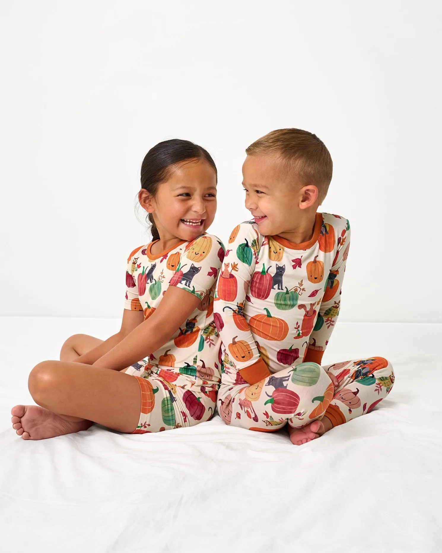 Pumpkin Pals Two-Piece Pajama Set