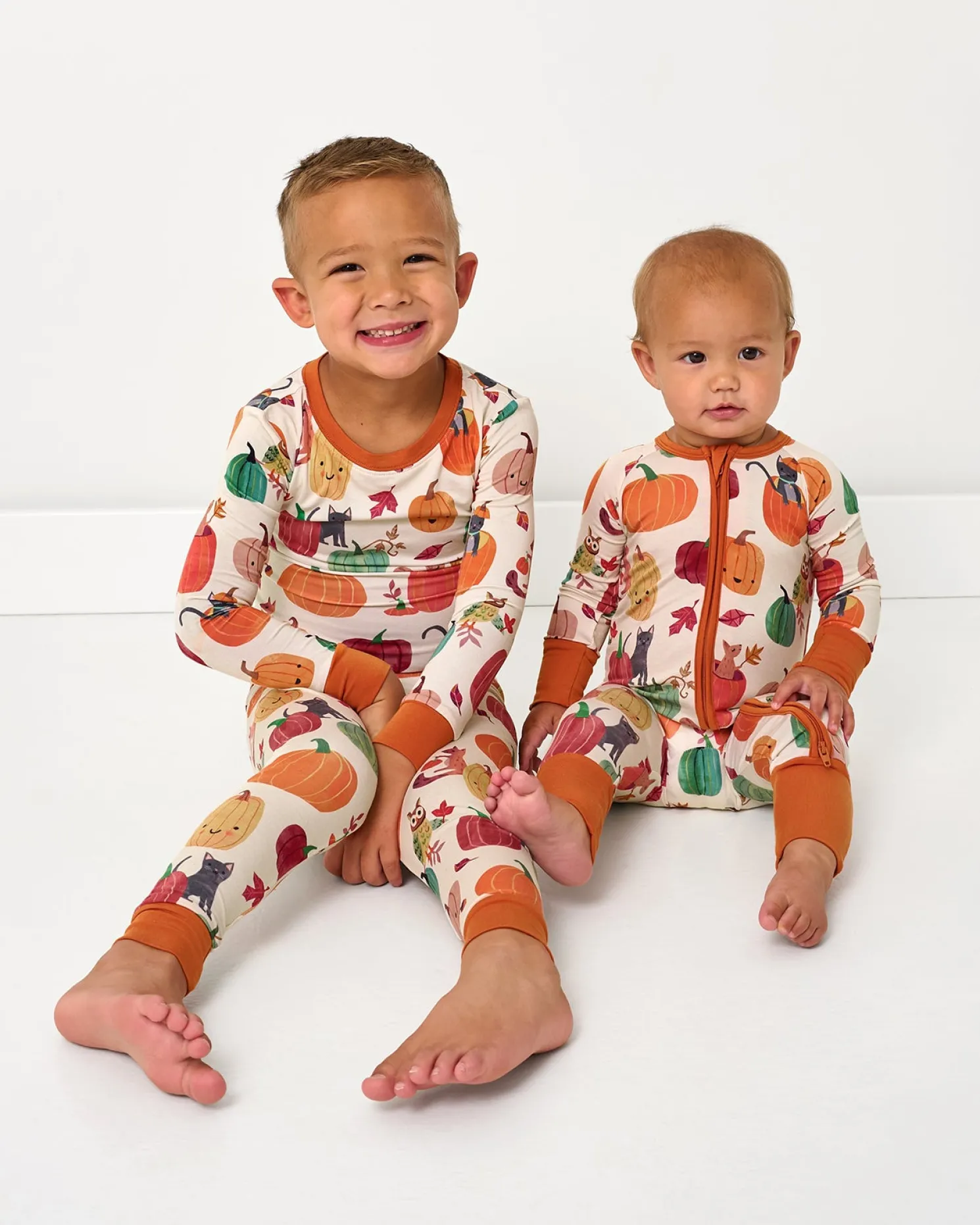 Pumpkin Pals Two-Piece Pajama Set
