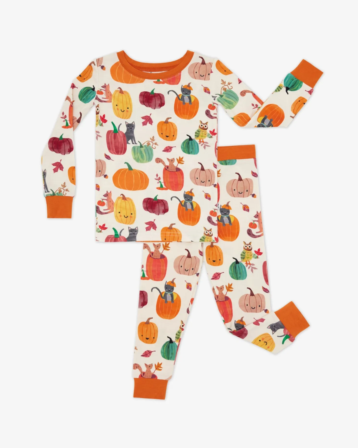 Pumpkin Pals Two-Piece Pajama Set