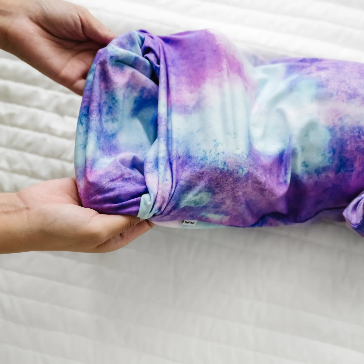 Purple Watercolor Infant Gown