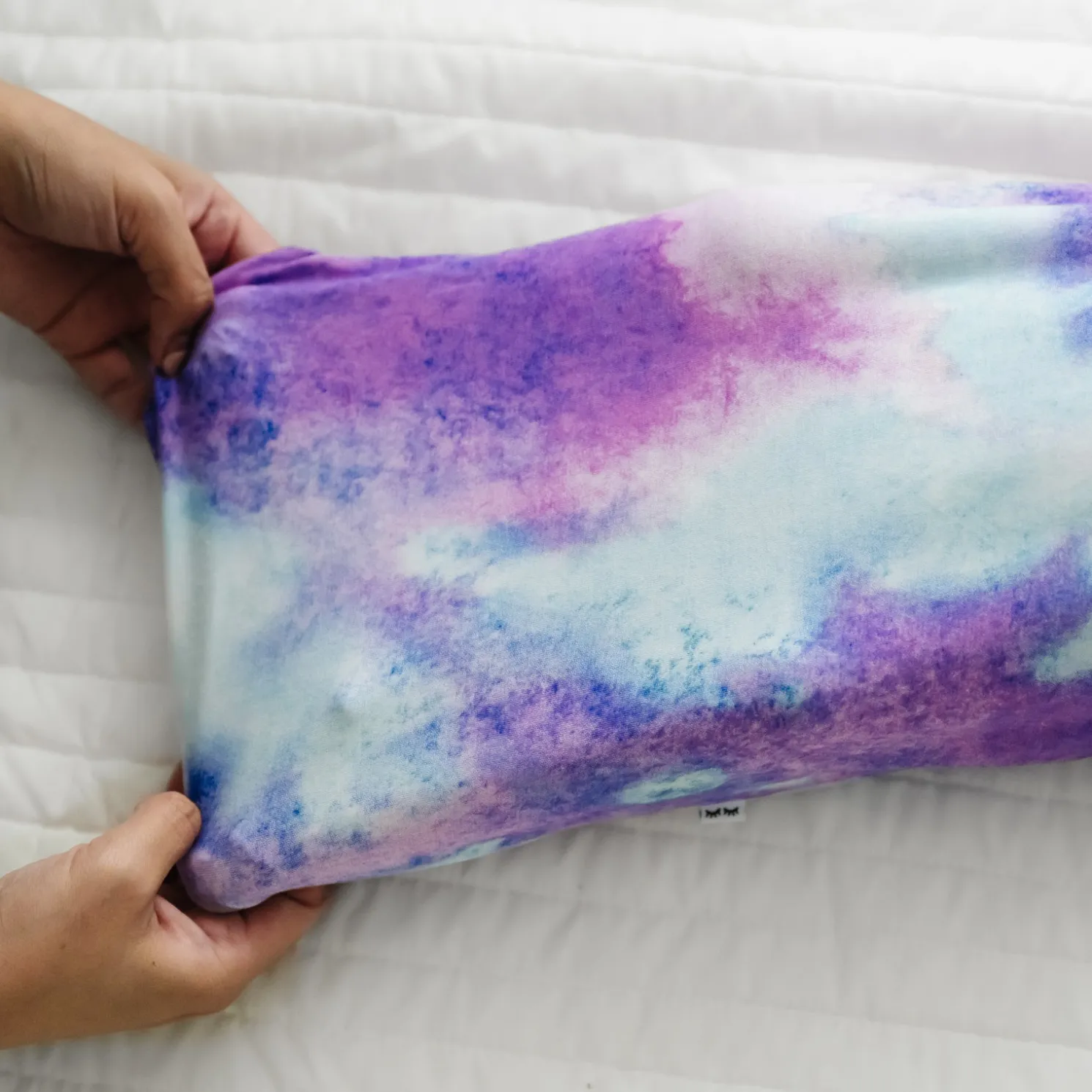 Purple Watercolor Infant Gown