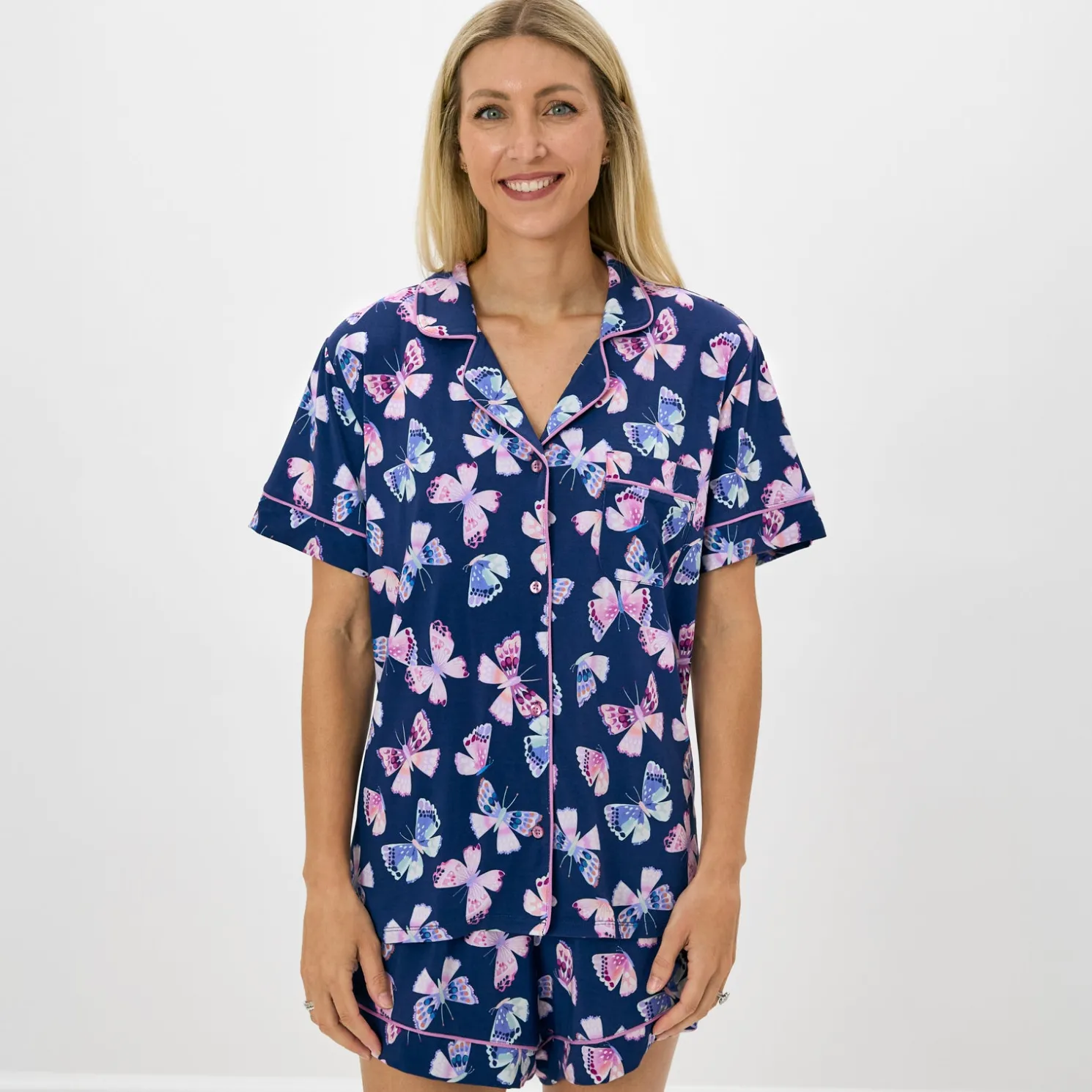 Royal Butterflies Women's Pajama Set
