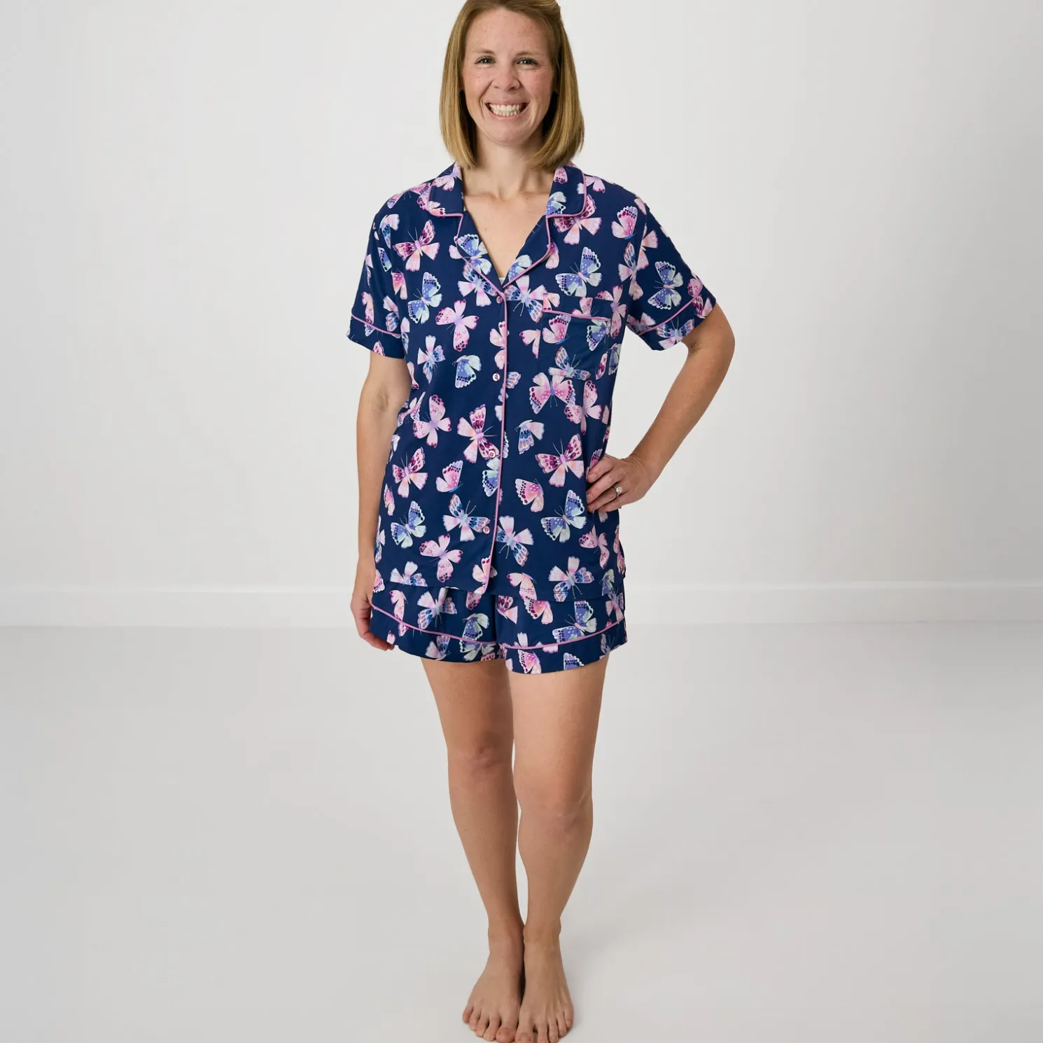 Royal Butterflies Women's Pajama Set