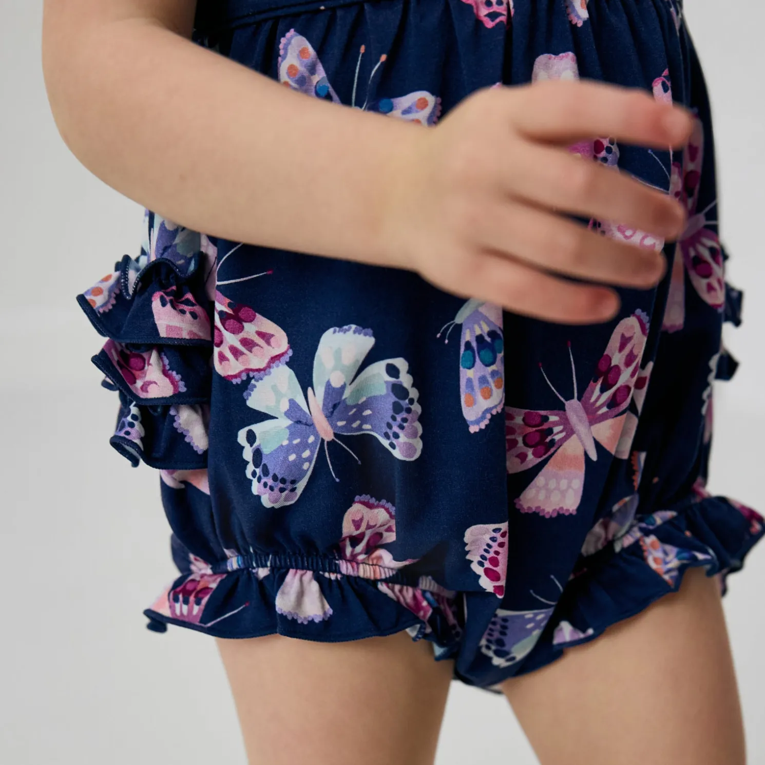 Royal Butterflies Bubble Romper