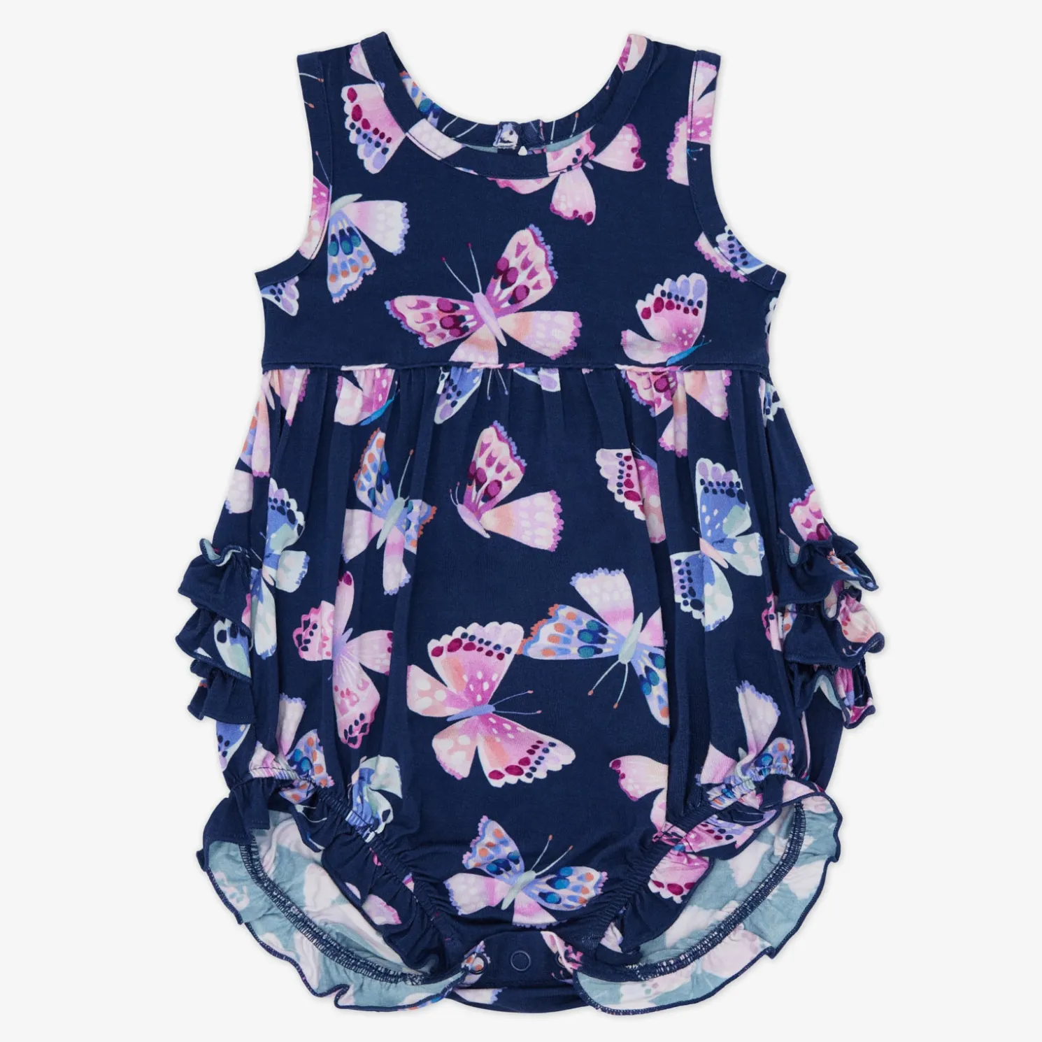 Royal Butterflies Bubble Romper
