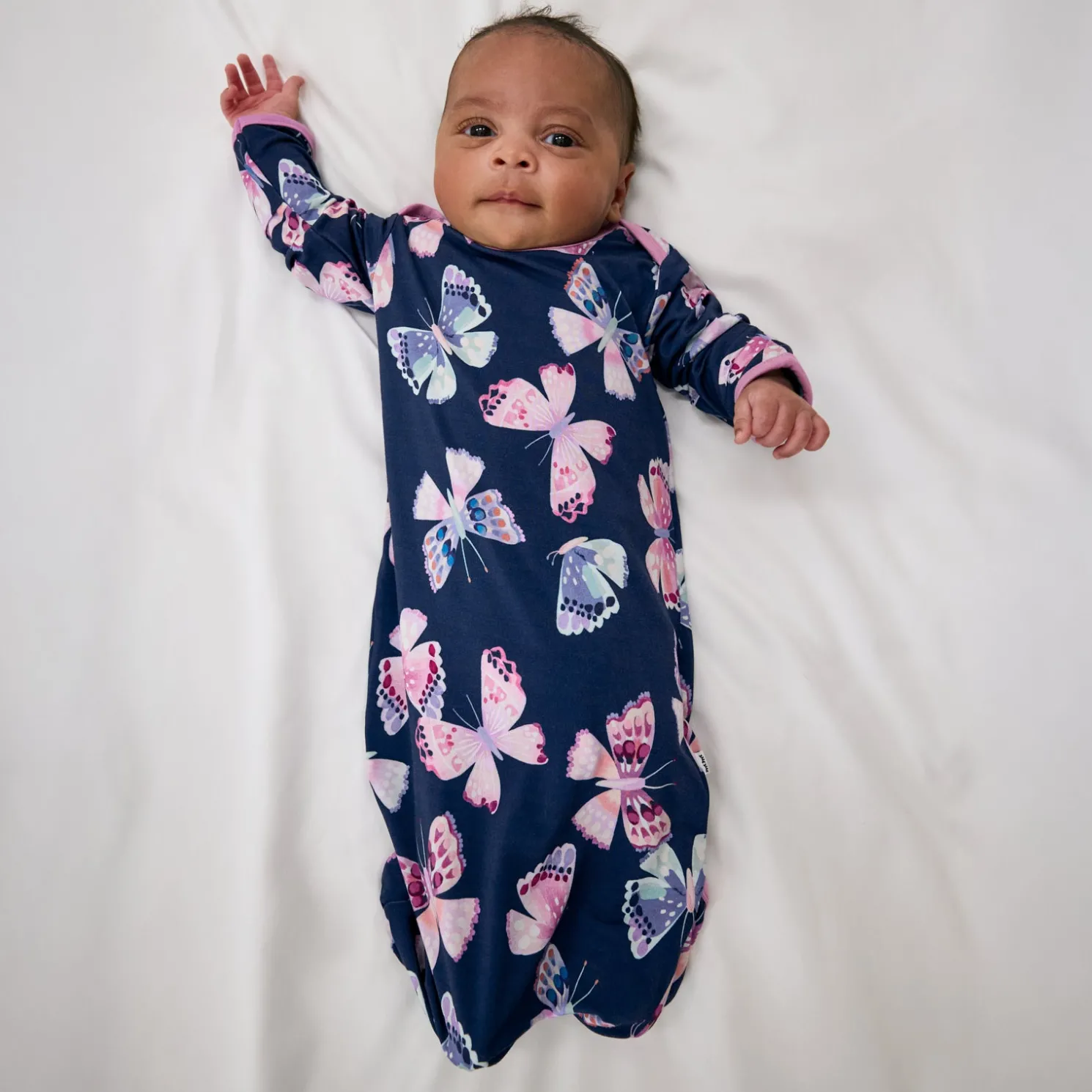 Royal Butterflies Infant Gown
