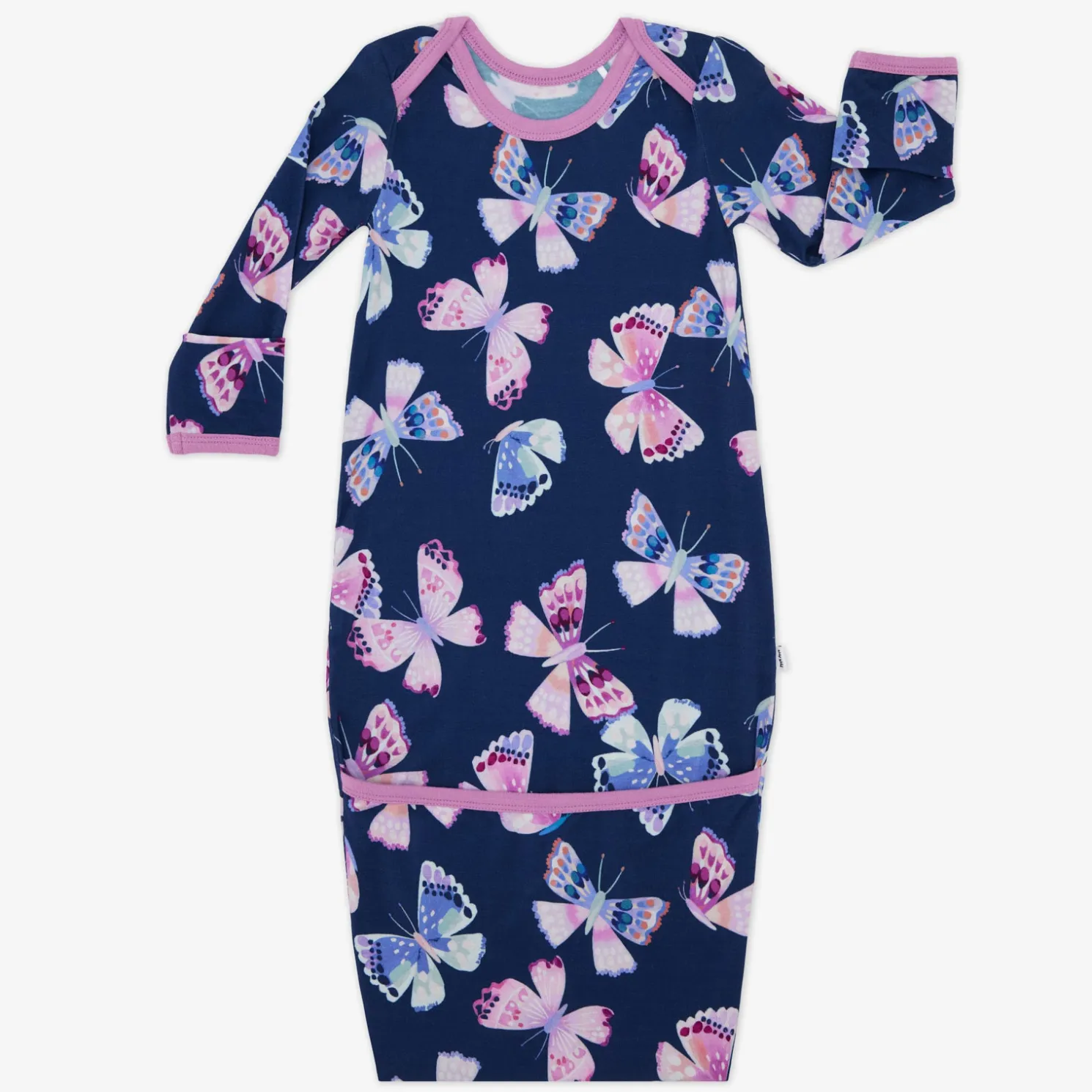 Royal Butterflies Infant Gown