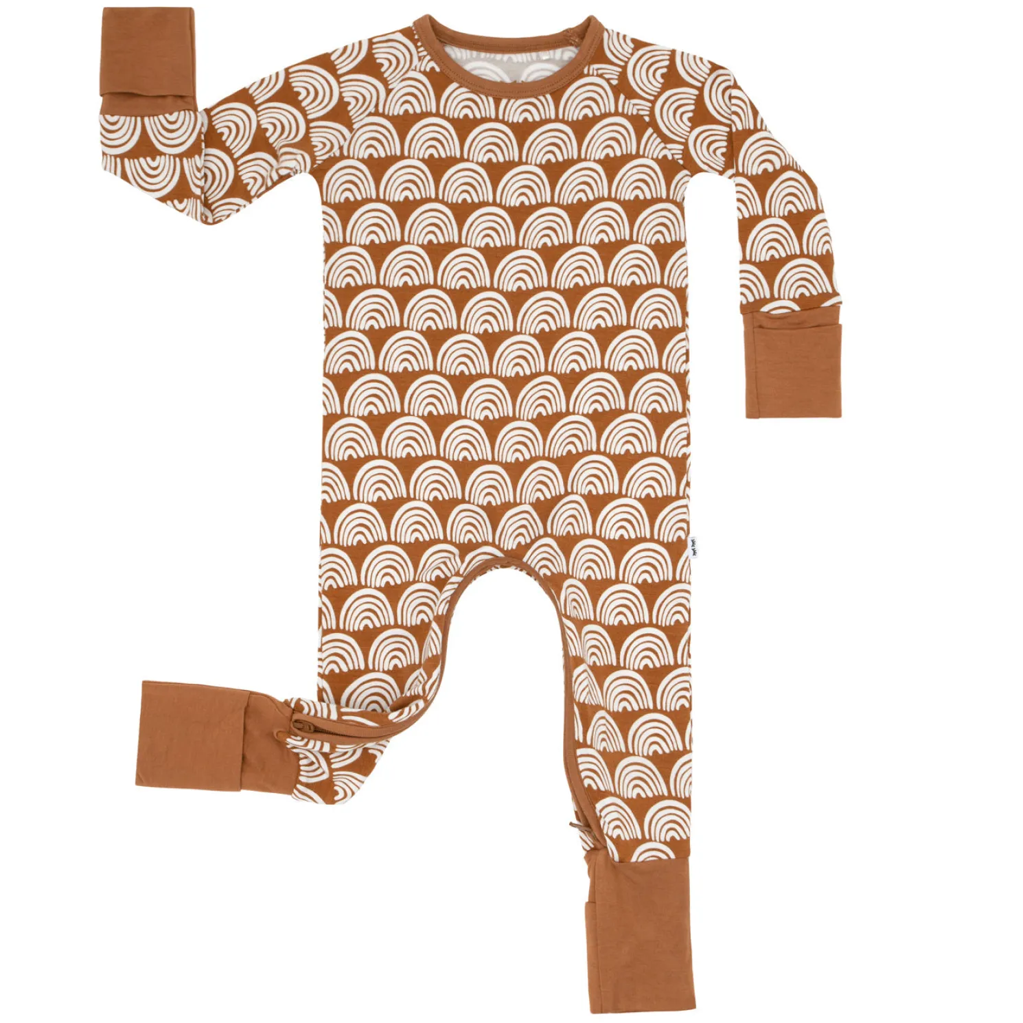 Rust Rainbows Crescent Zippy