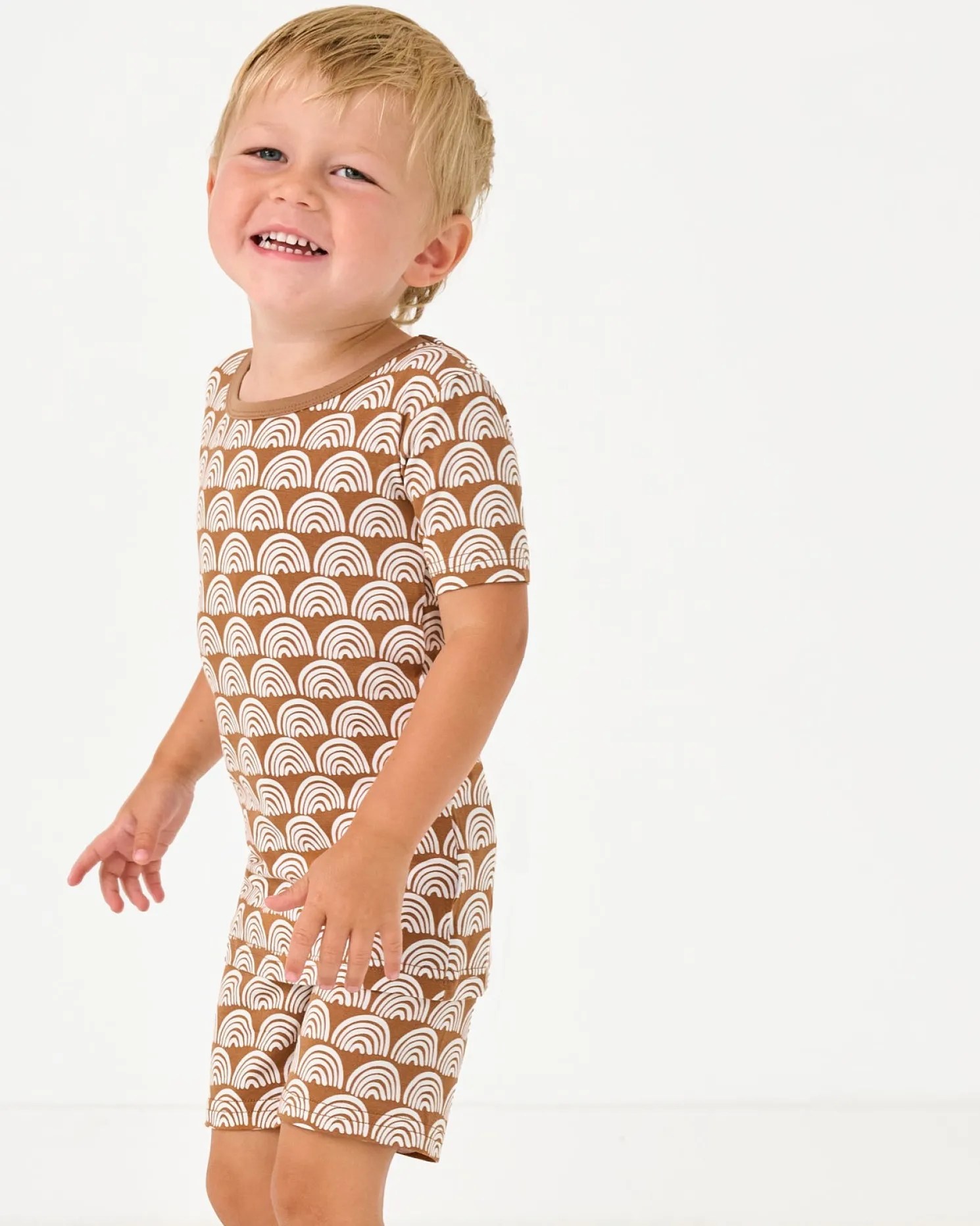 Rust Rainbows Two-Piece Pajama Set