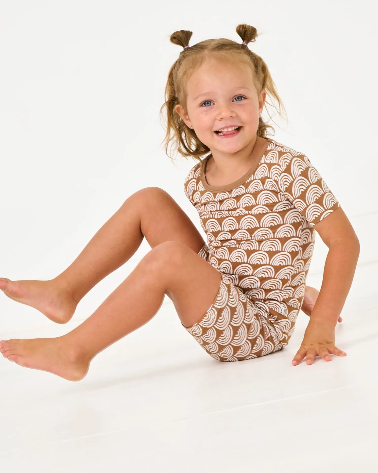 Rust Rainbows Two-Piece Pajama Set