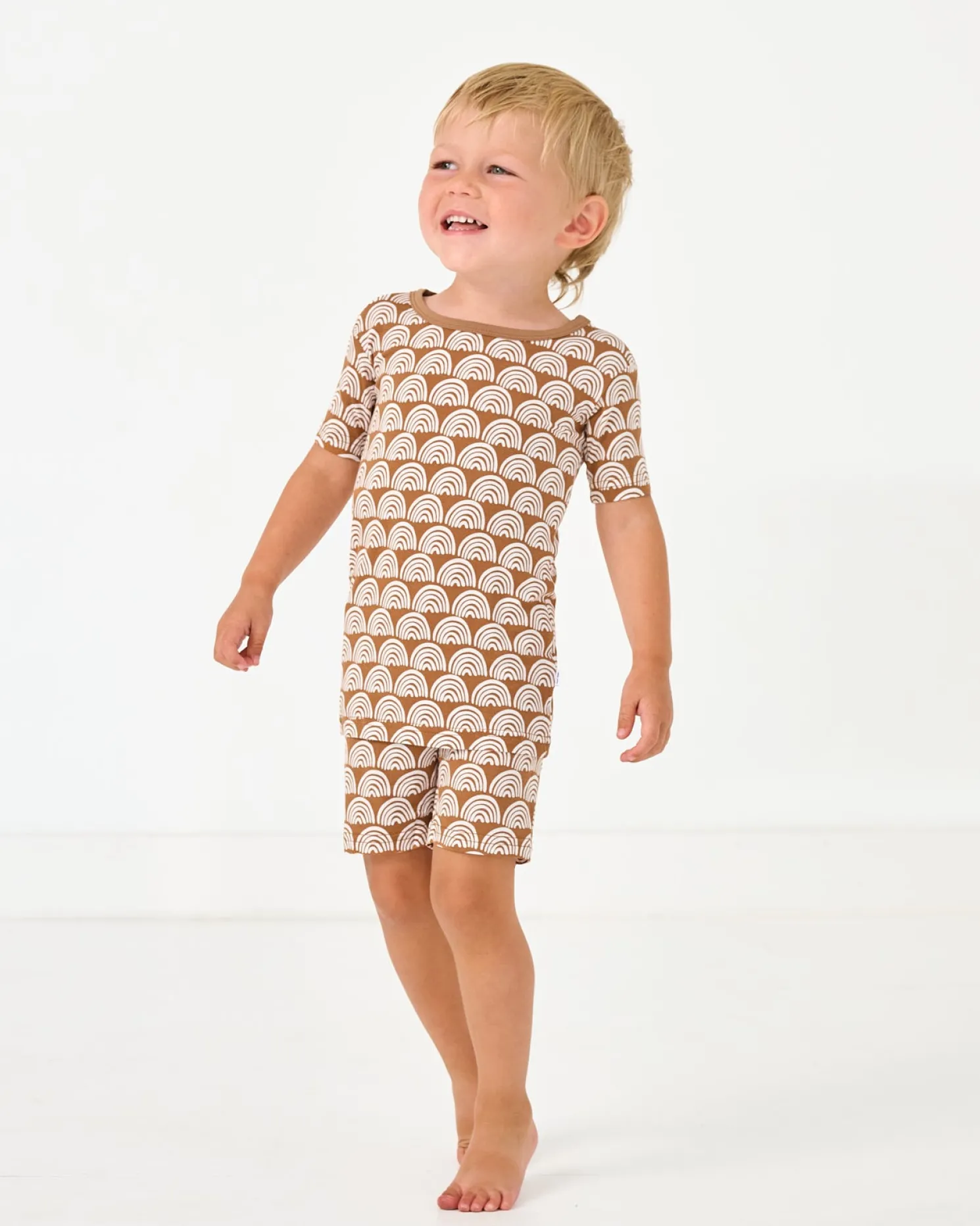 Rust Rainbows Two-Piece Pajama Set