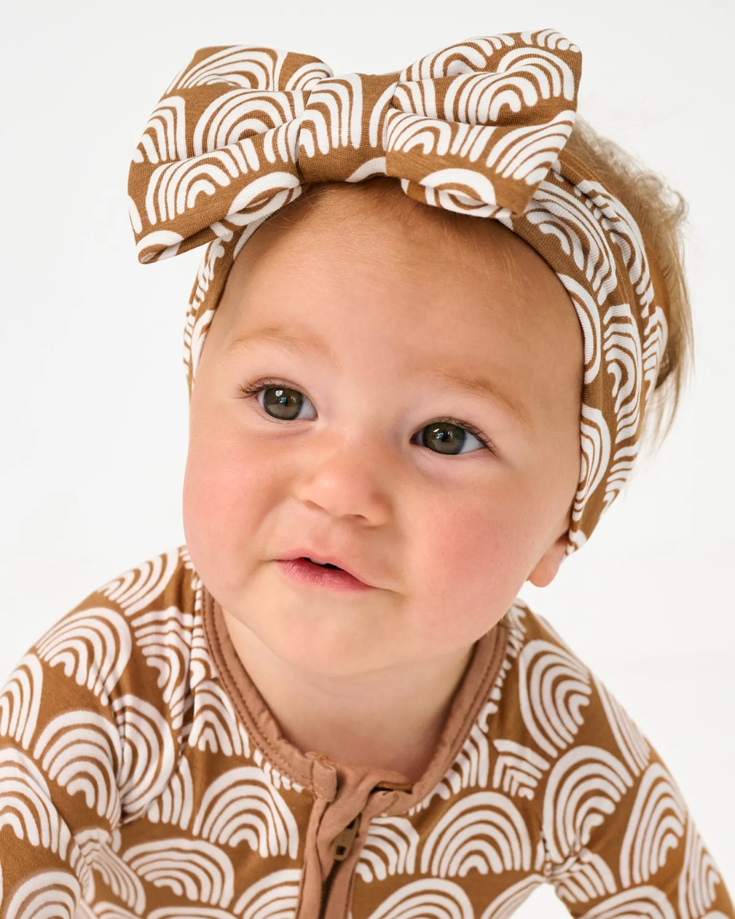 Rust Rainbows Luxe Bow Headband
