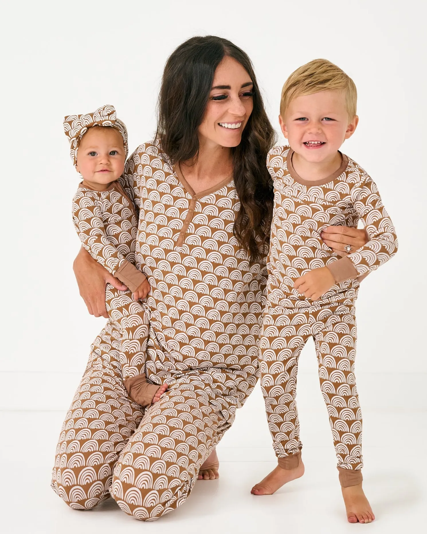 Rust Rainbows Two-Piece Pajama Set