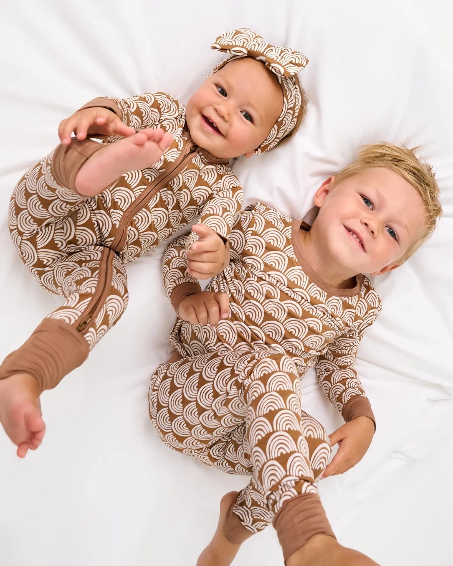 Rust Rainbows Two-Piece Pajama Set