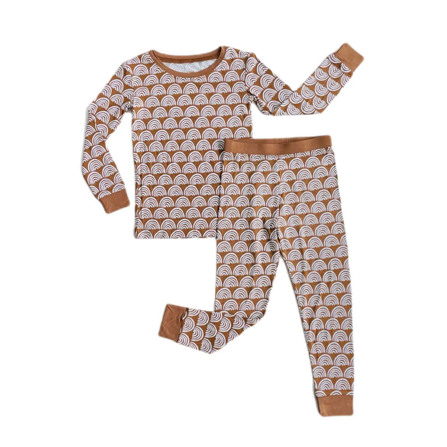 Rust Rainbows Two-Piece Pajama Set