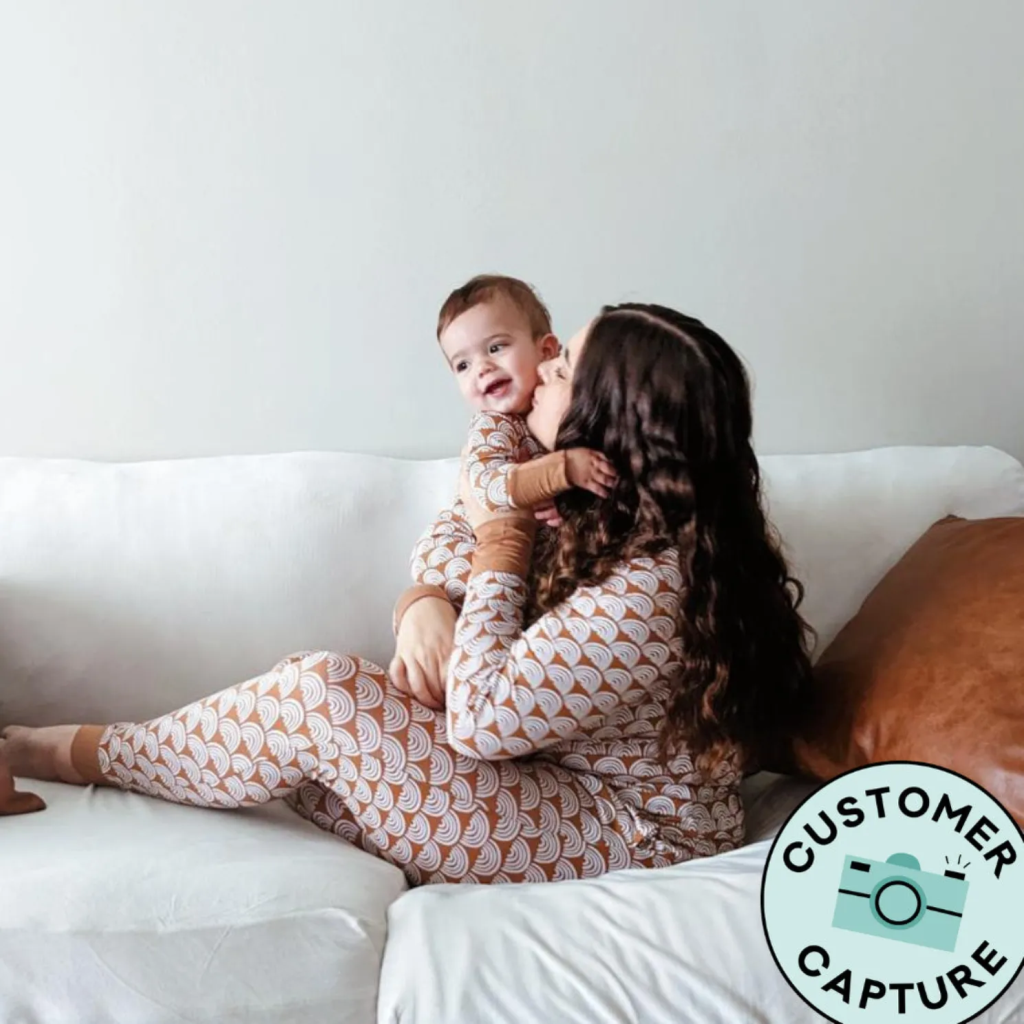 Rust Rainbows Women's Pajama Top