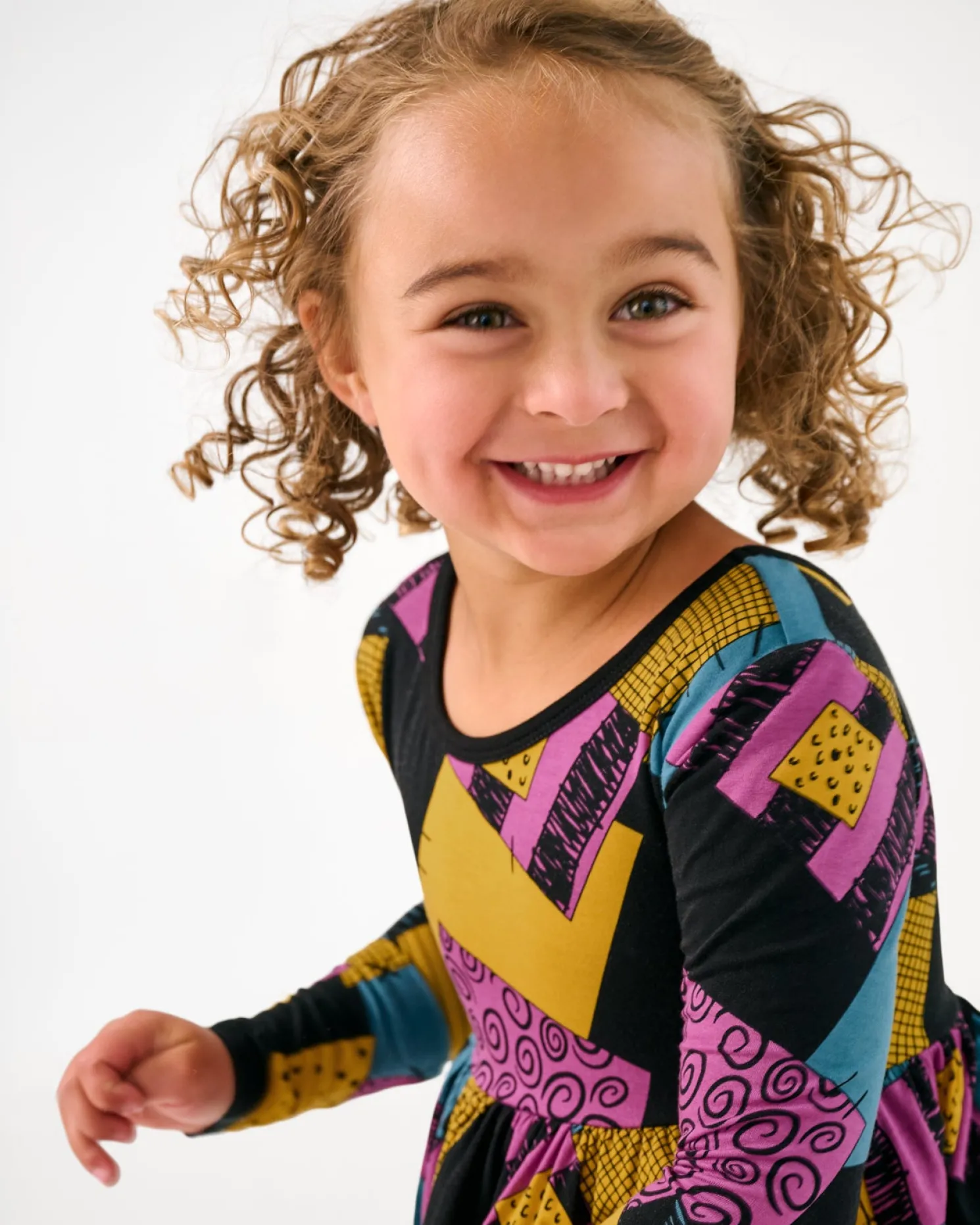 Sally's Patchwork Twirl Dress