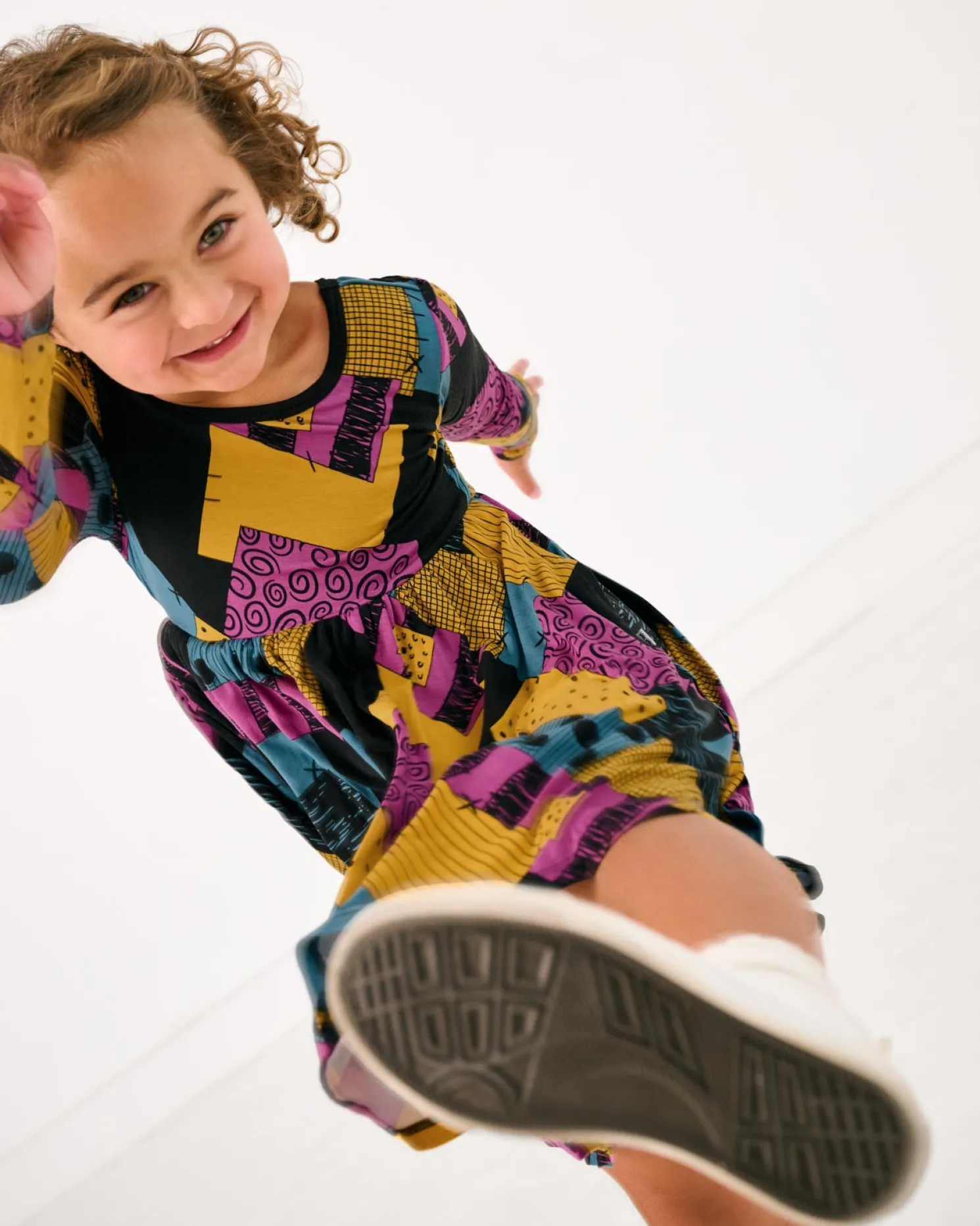 Sally's Patchwork Twirl Dress