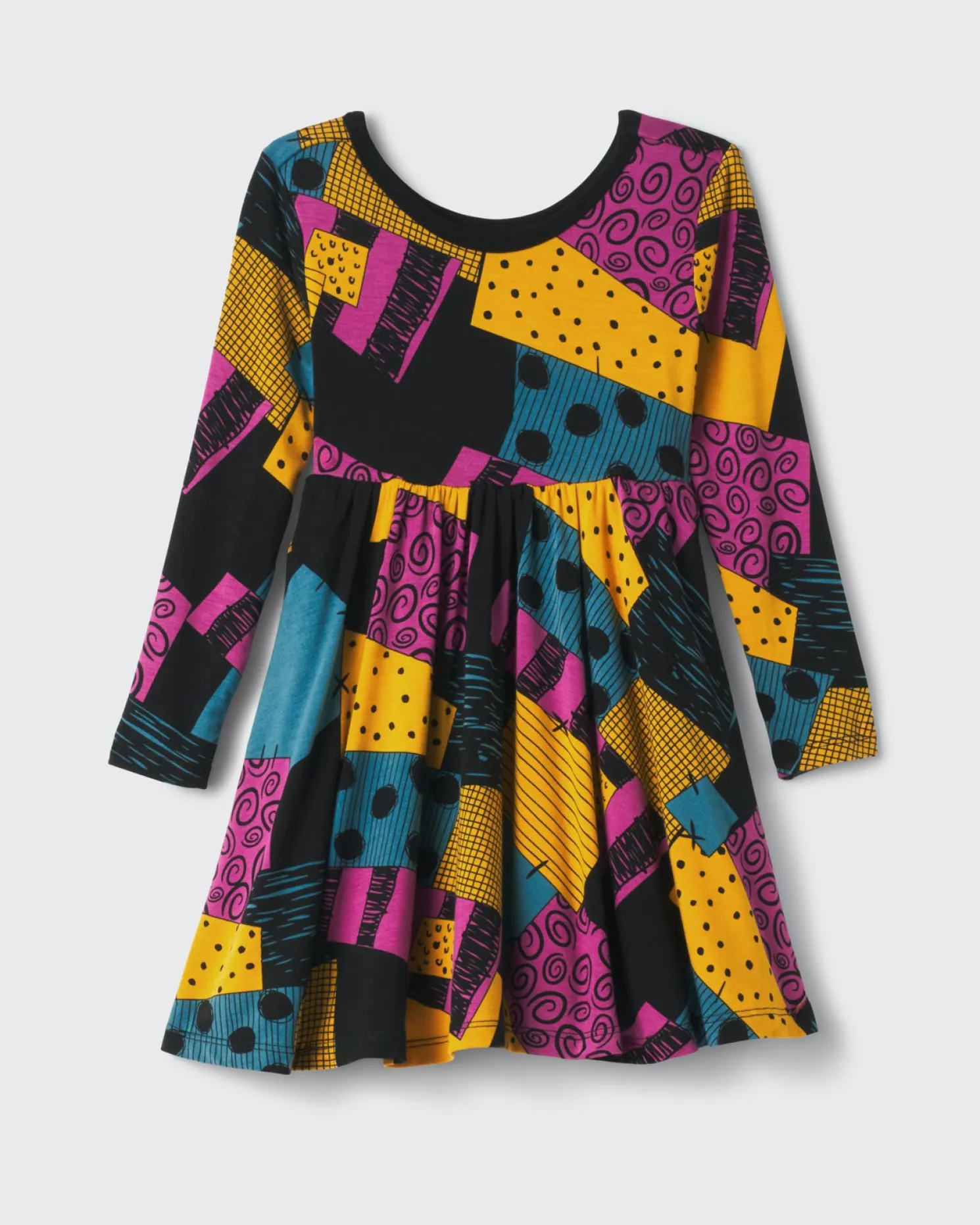 Sally's Patchwork Twirl Dress