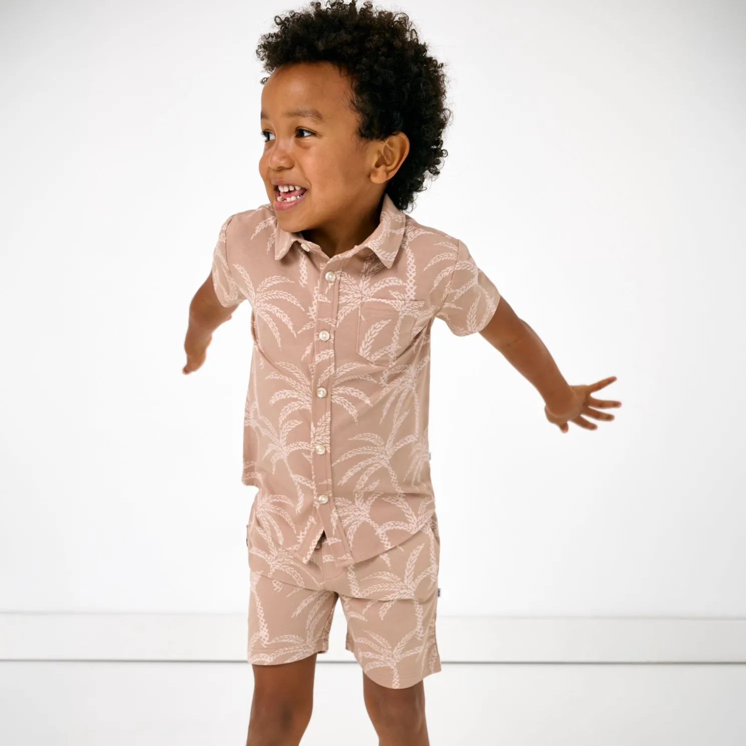 Sandy Palms Drawstring Shorts