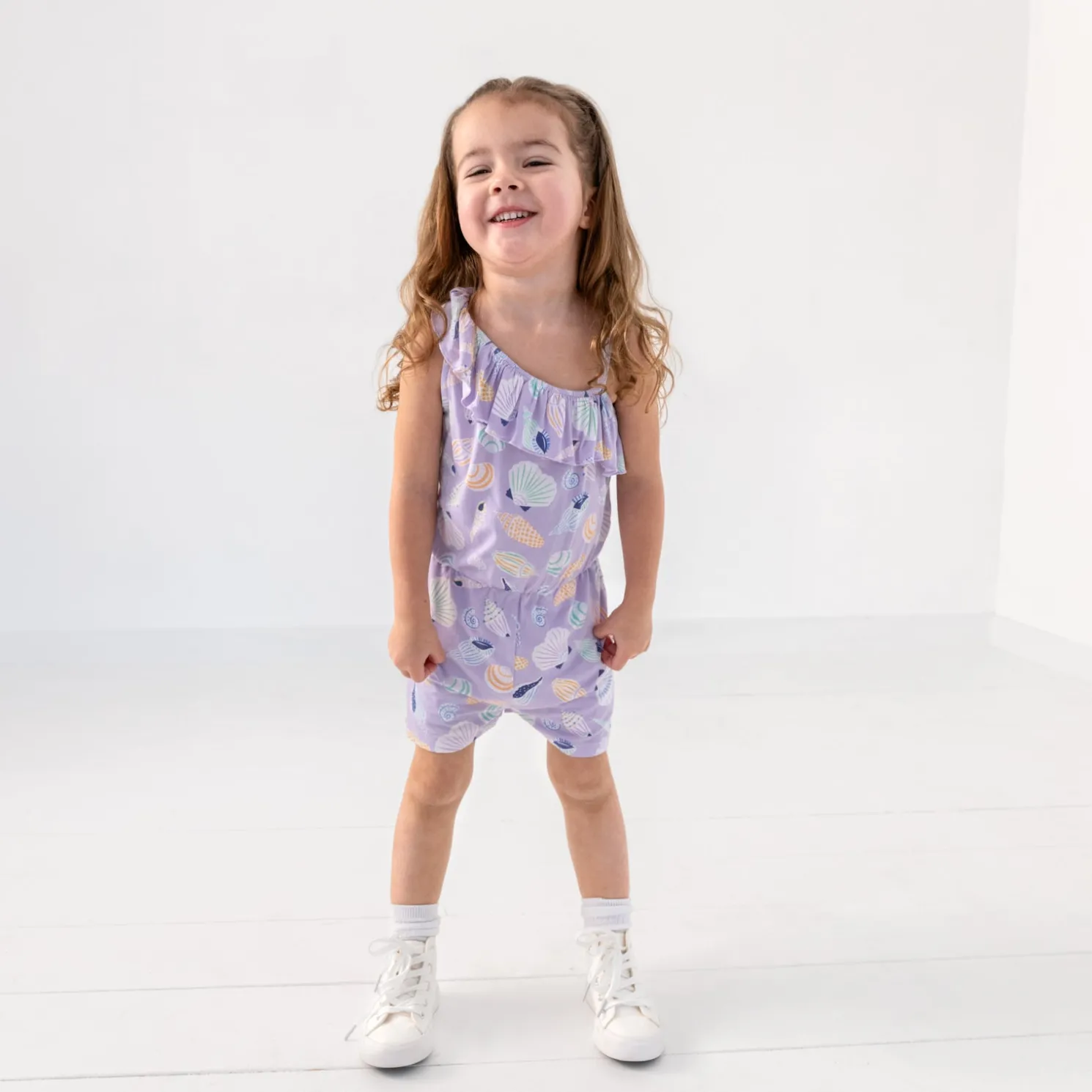 Sandy Treasures Asymmetrical Romper