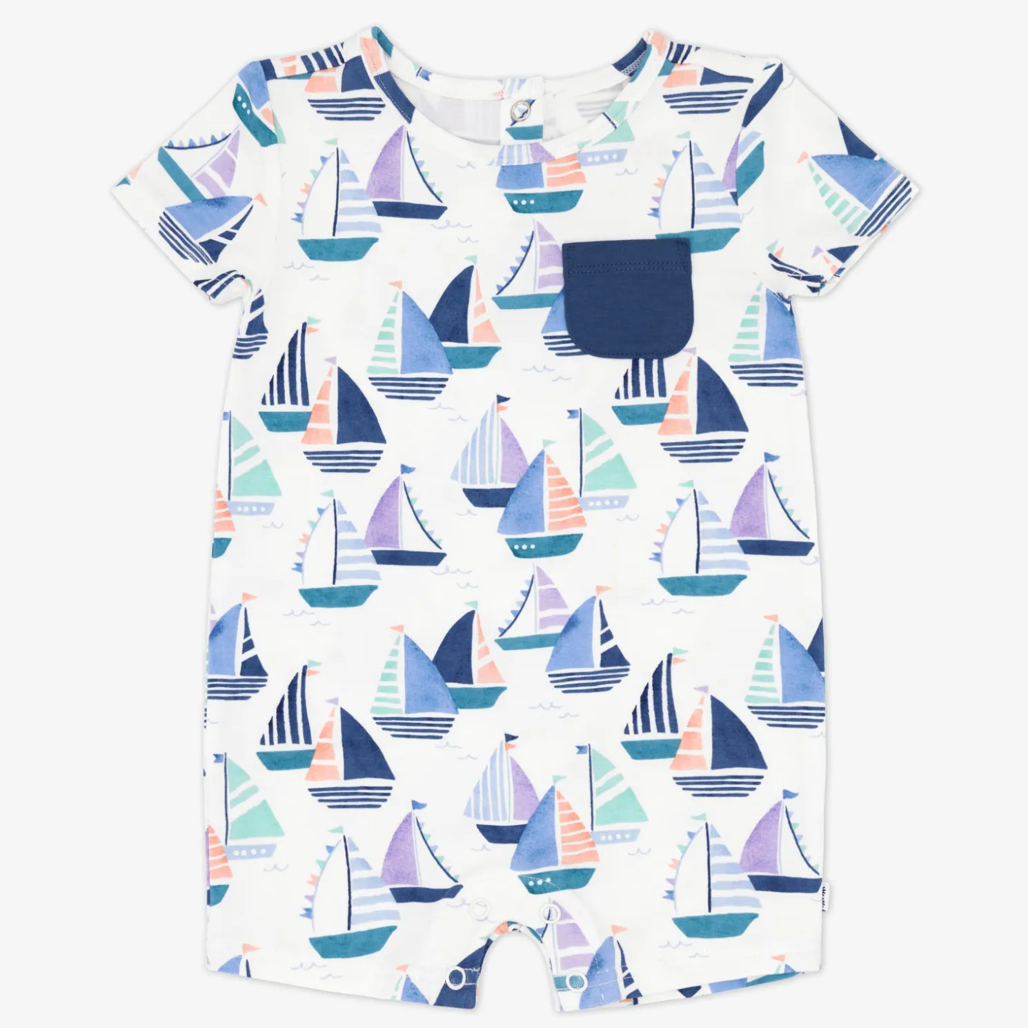 Seas The Day Pocket Shorty Romper