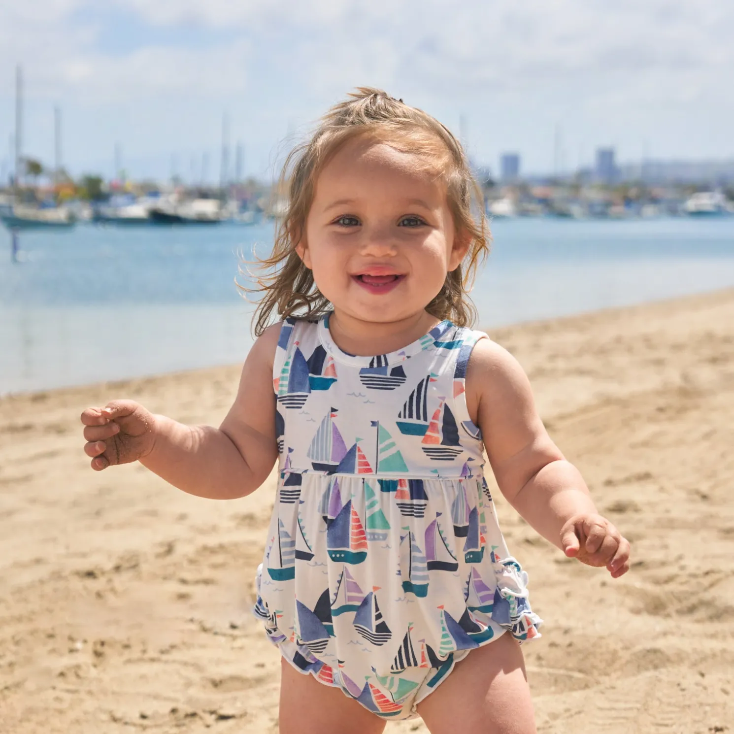Seas The Day Bubble Romper